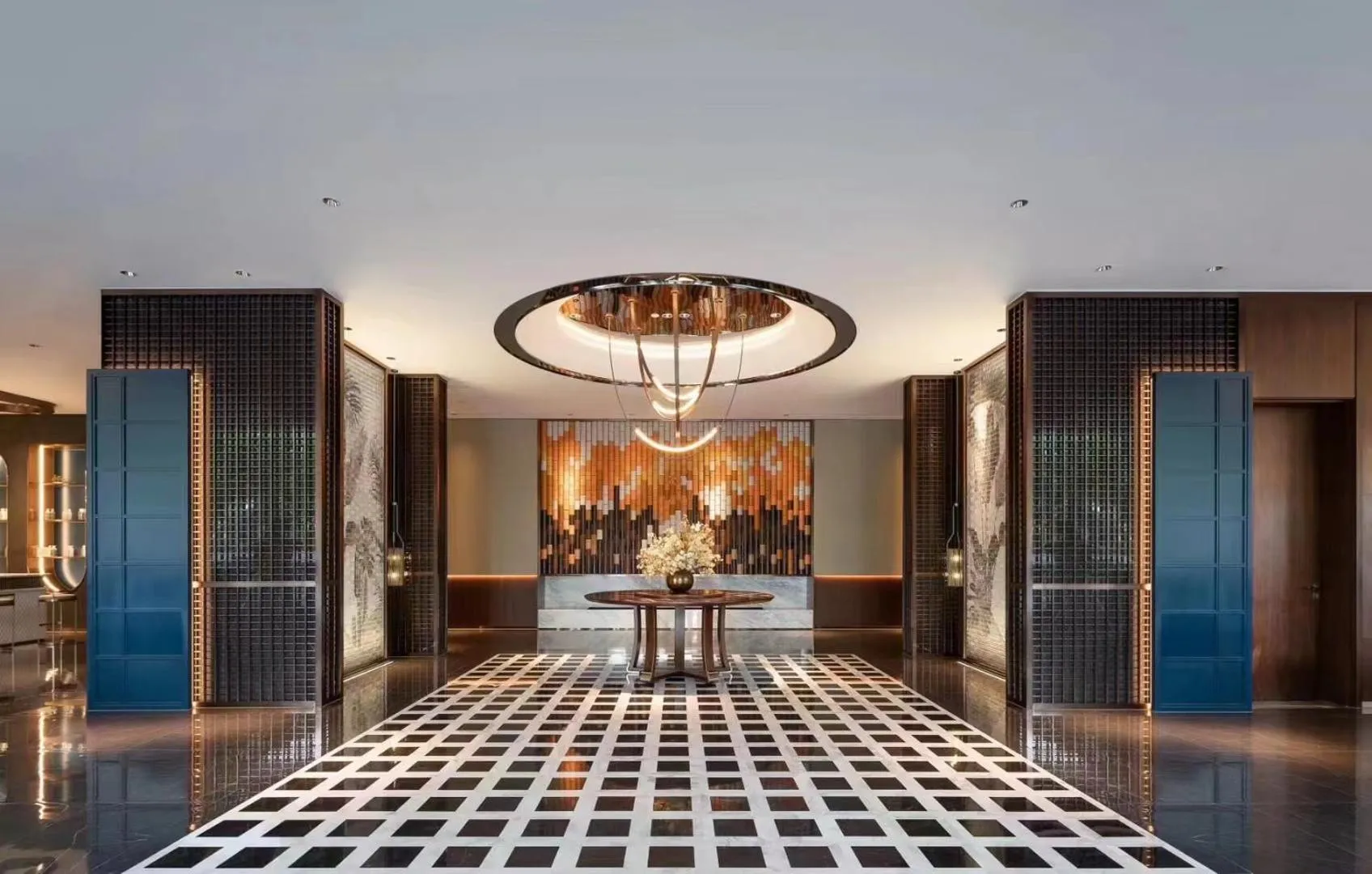 Lobby or reception in Shanghai Hongqiao Yankuang Tulip Hotel