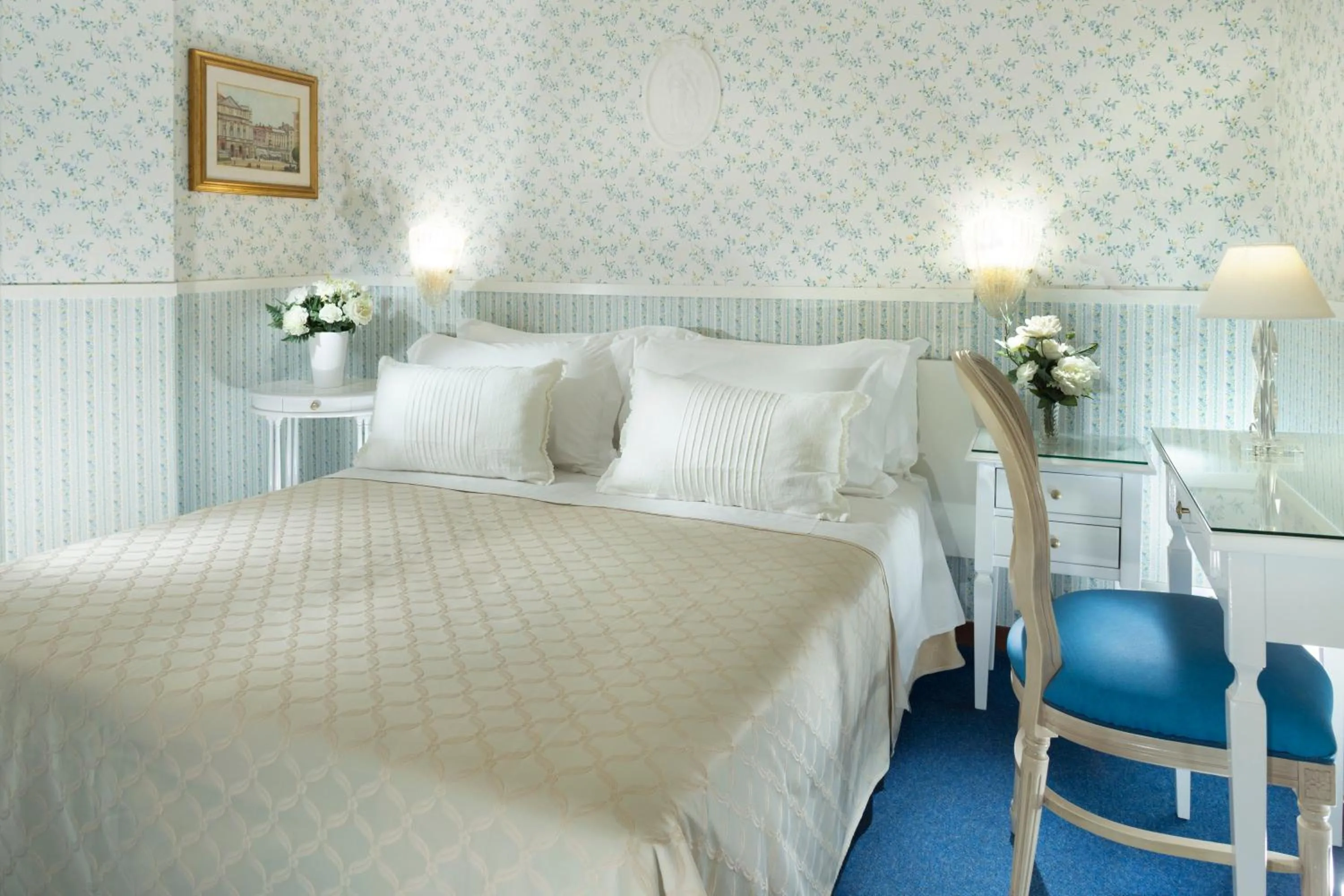 Bed in Hotel Admiral - on the beach