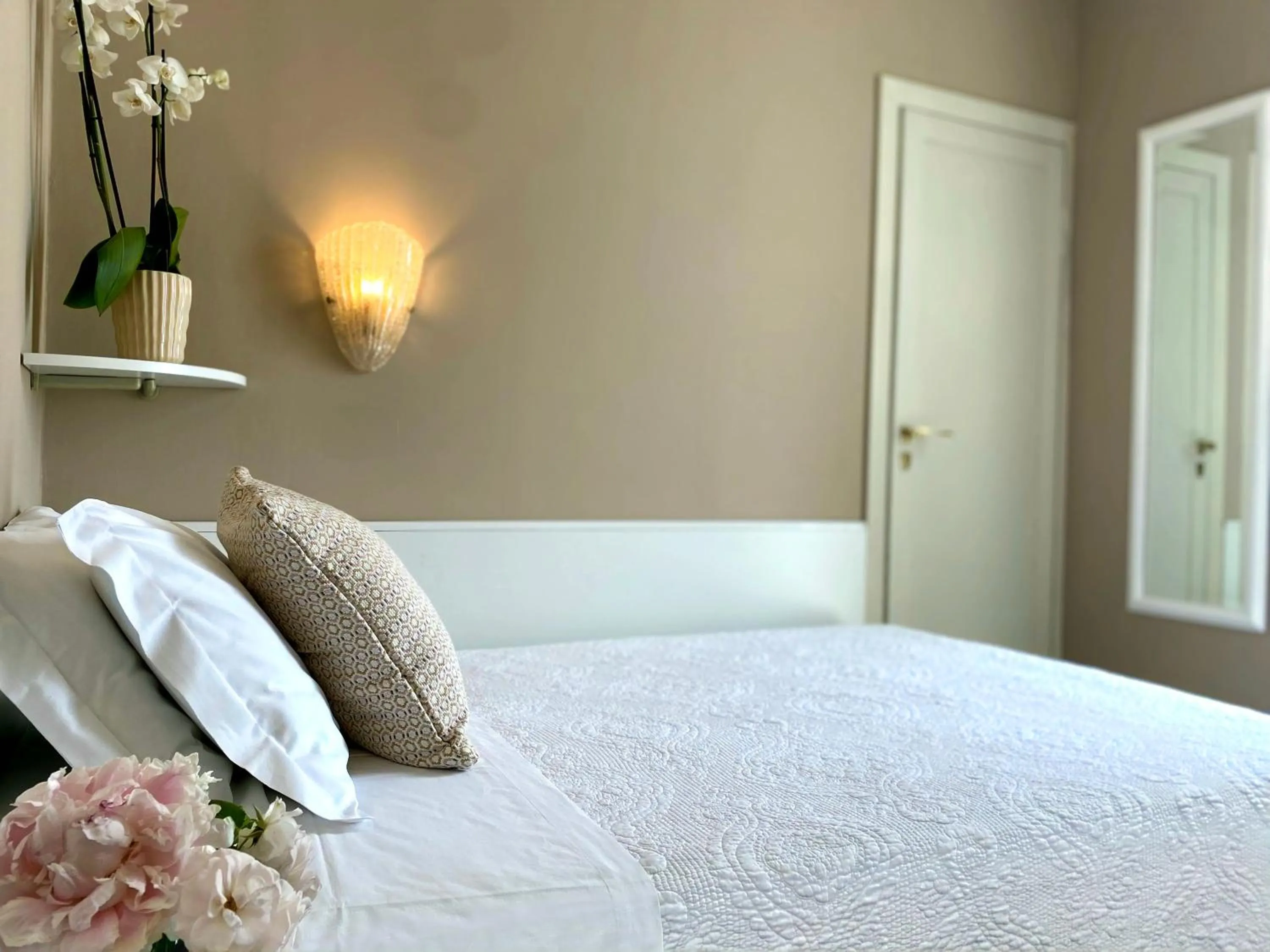 Bed in Hotel Admiral - on the beach