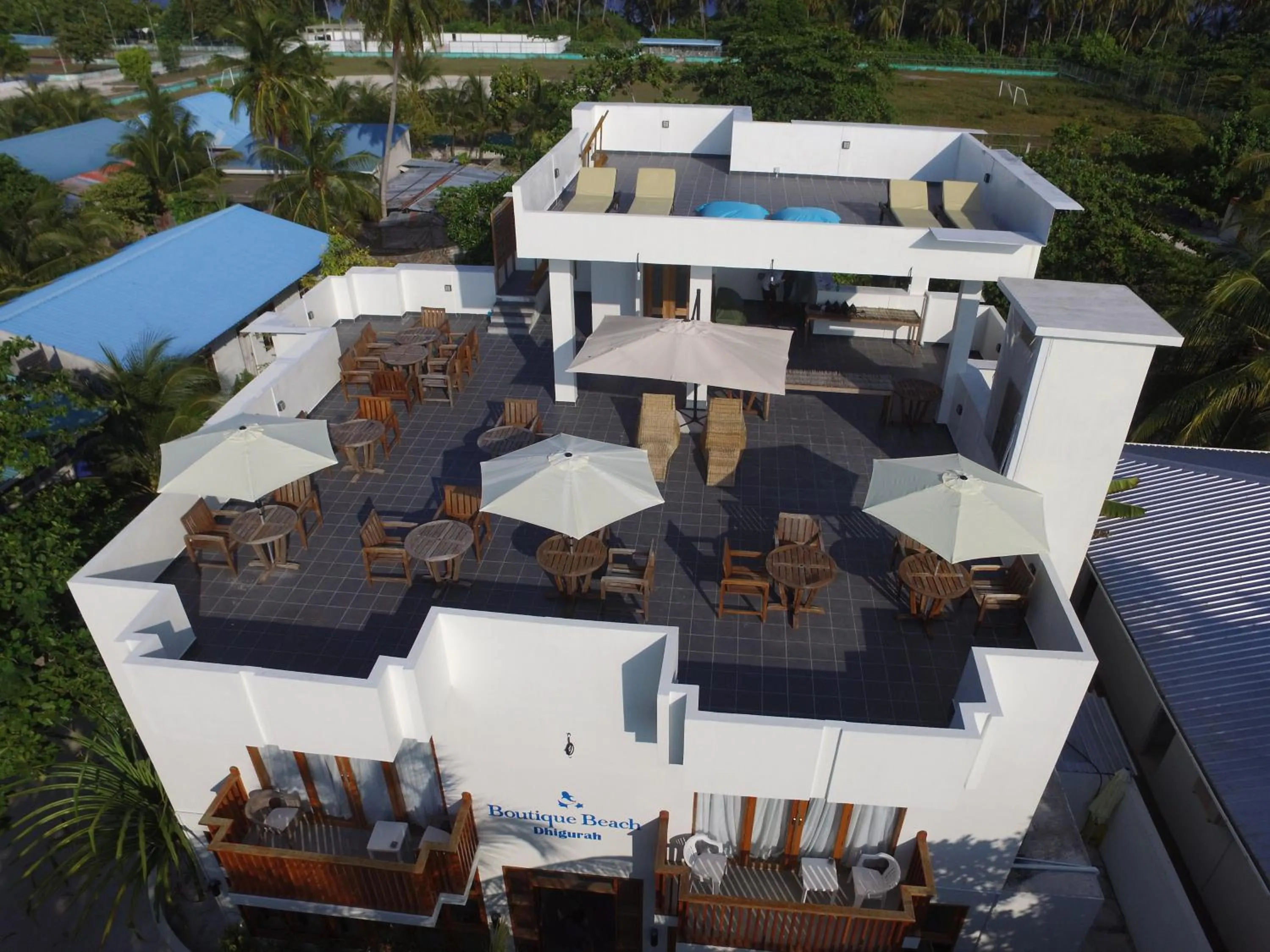 Bird's eye view in Boutique Beach All Inclusive Diving Hotel