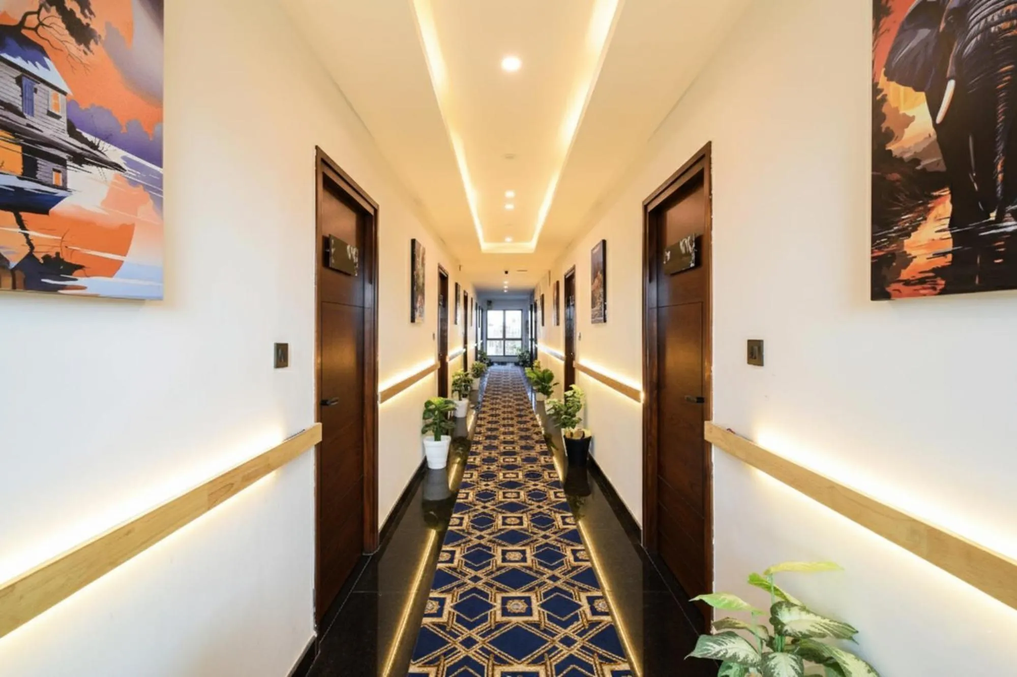 Lobby or reception in FabHotel Casa Grand