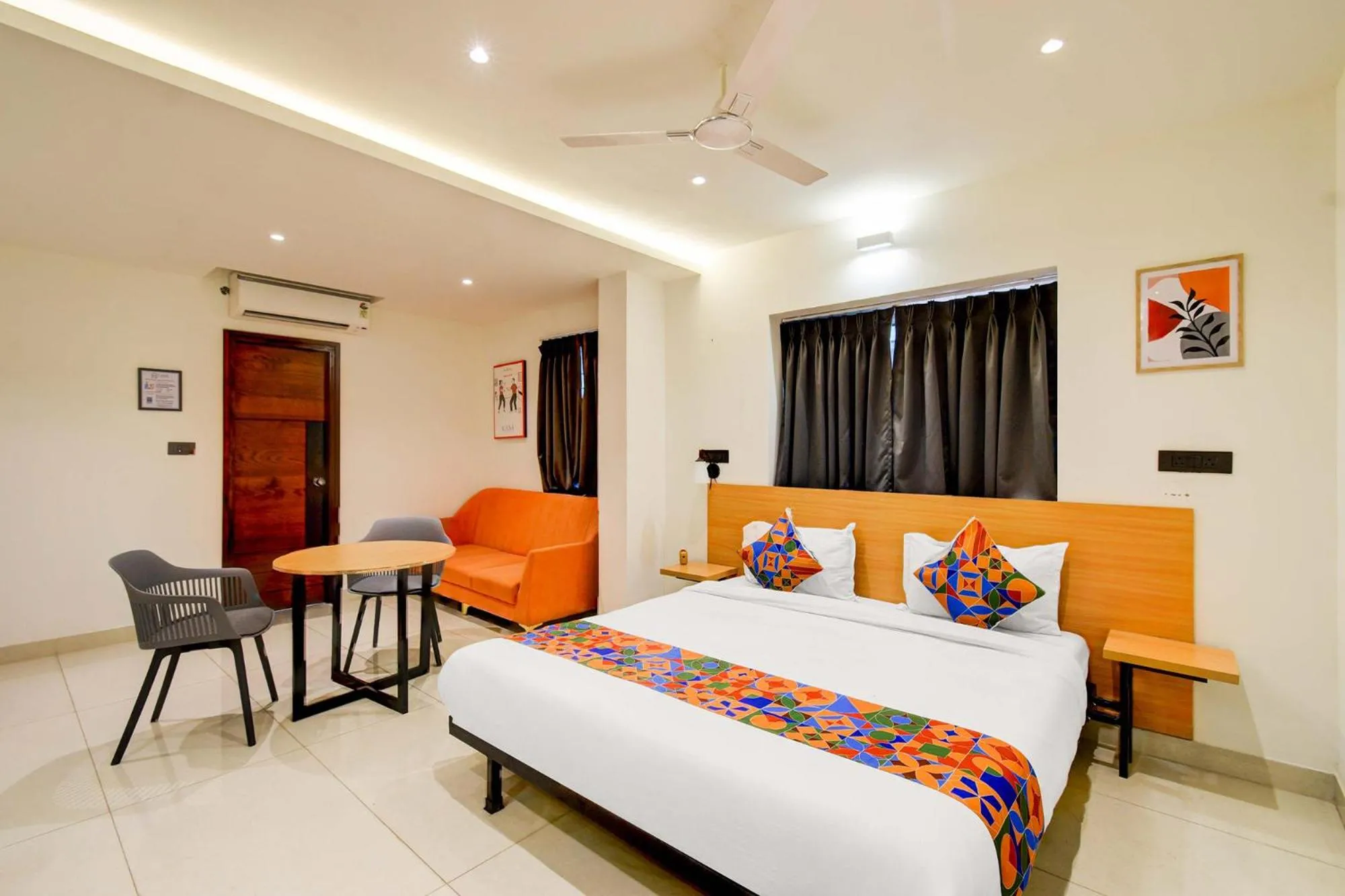Bed in FabHotel Casa Grand