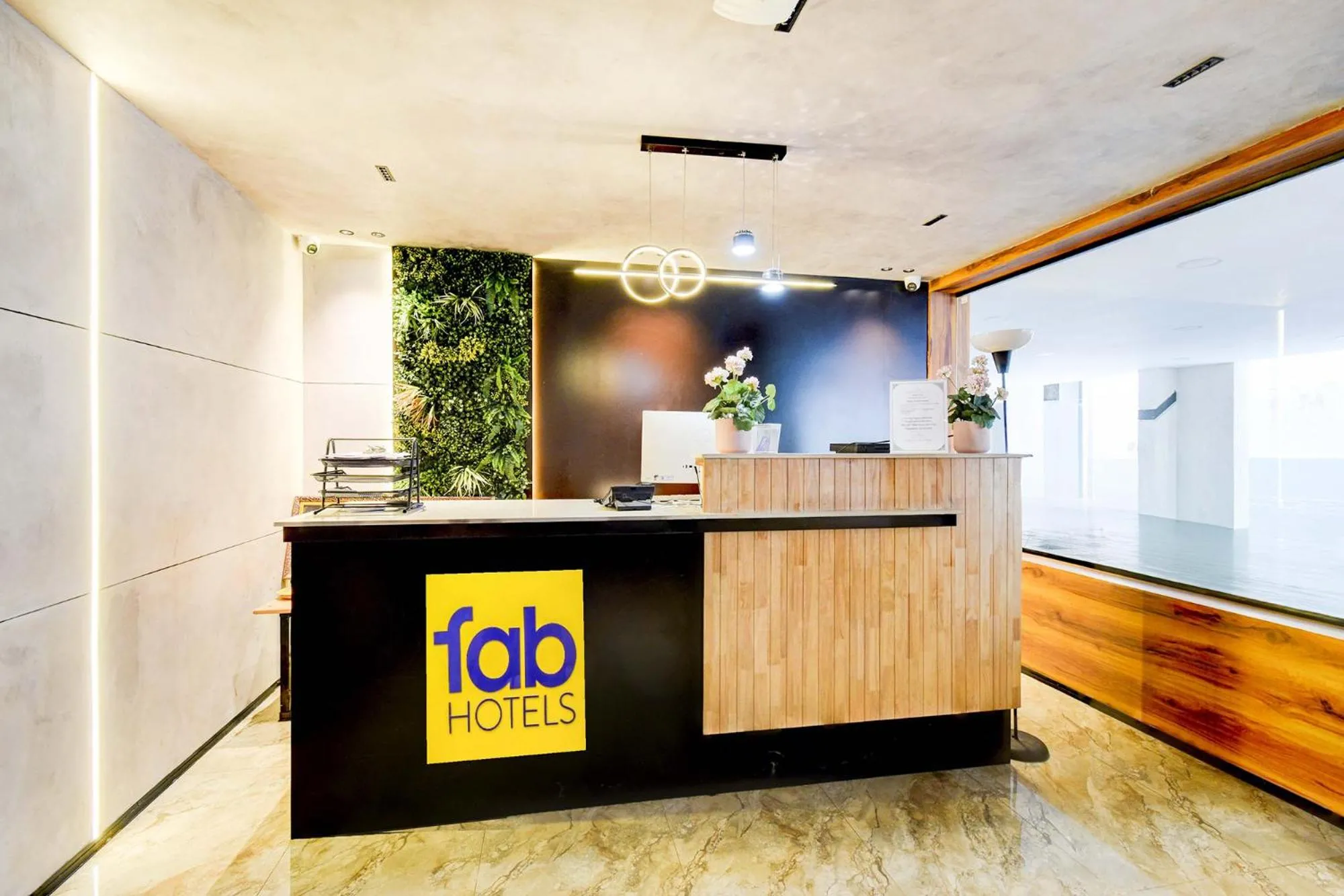 Lobby or reception in FabHotel Casa Grand