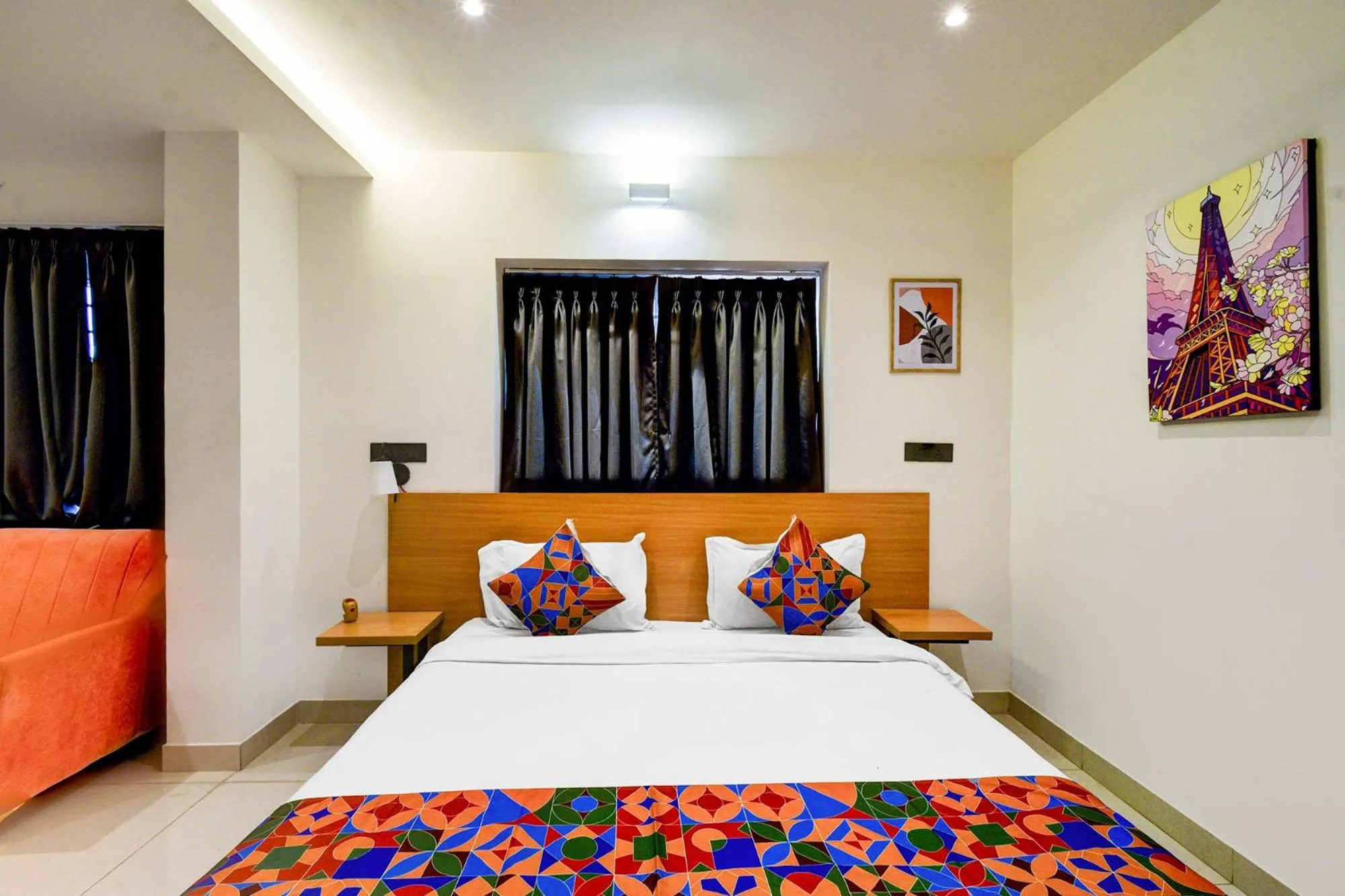 Bed in FabHotel Casa Grand