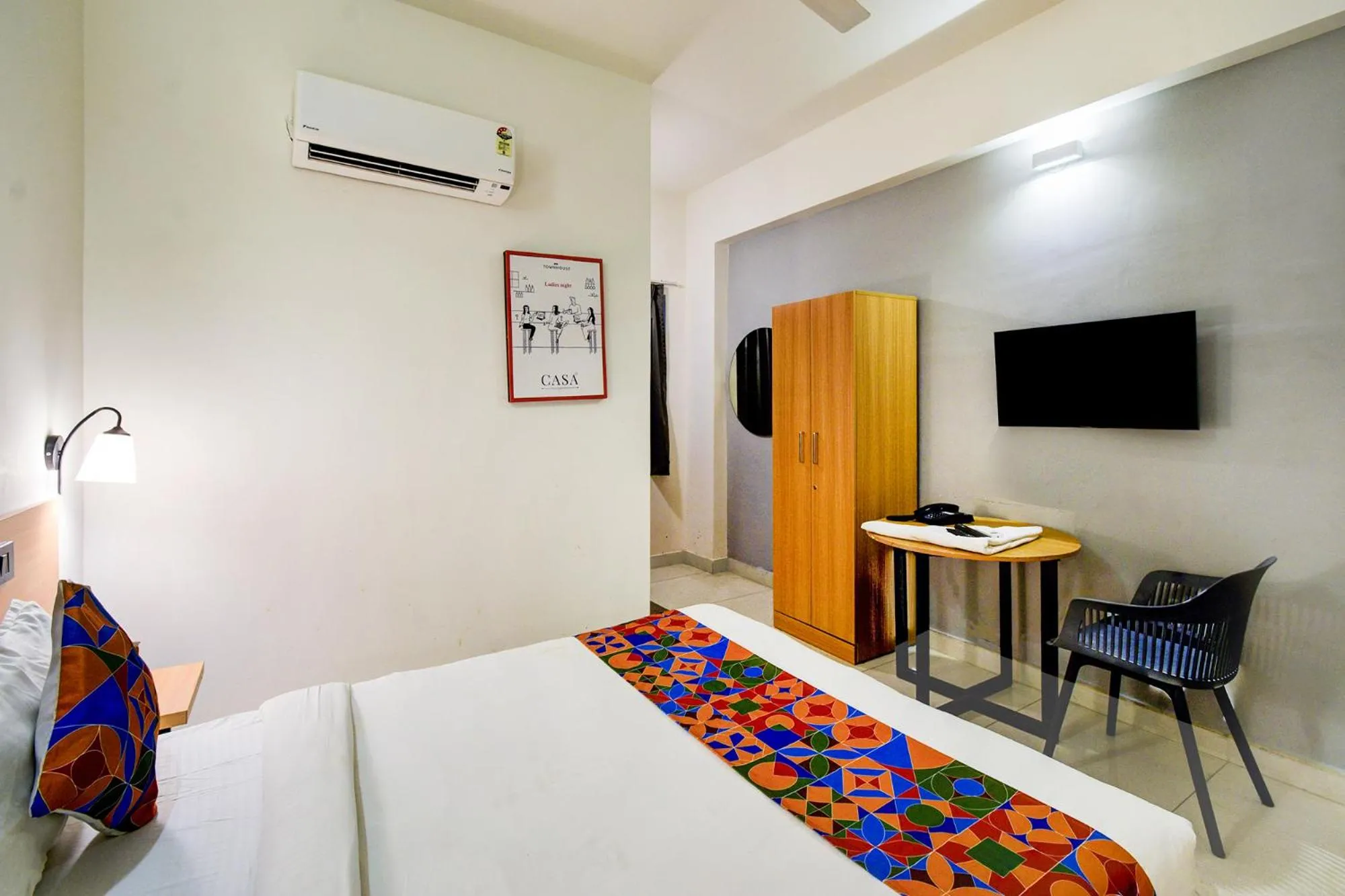 Bed in FabHotel Casa Grand