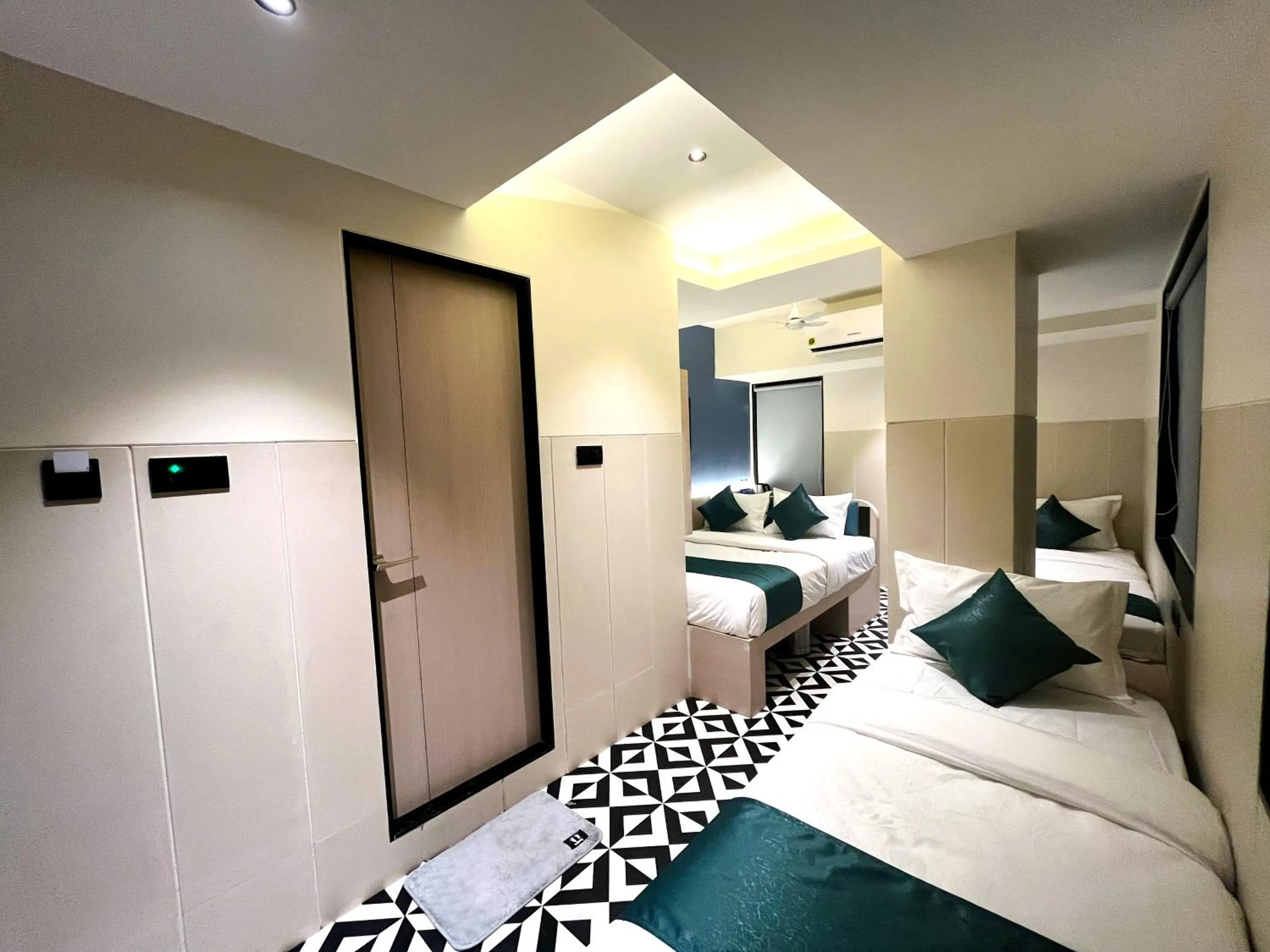 Photo of the whole room, Bed in Bandra Stays