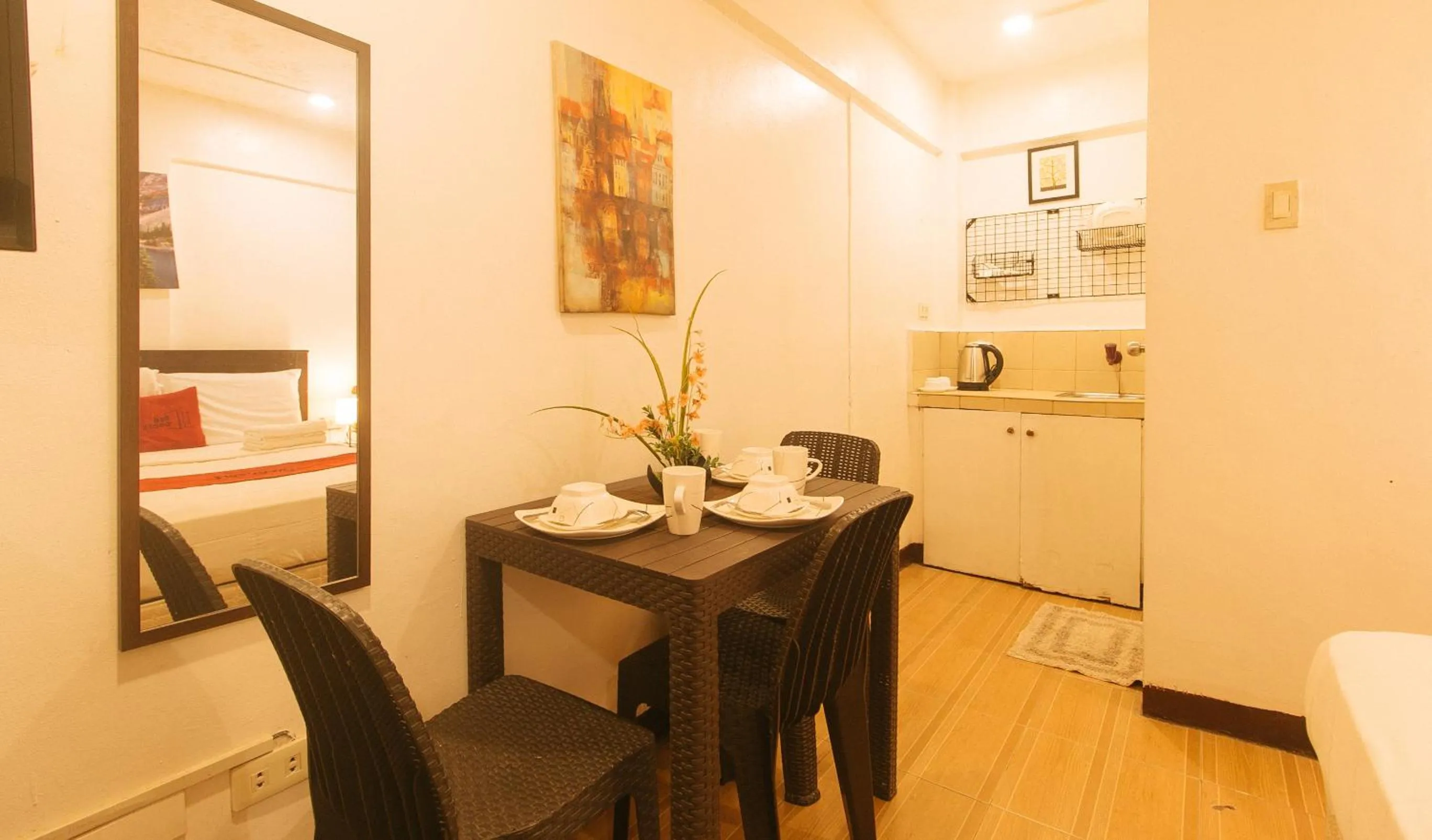 Kitchen or kitchenette in RedDoorz at City Stay Inns Marilao