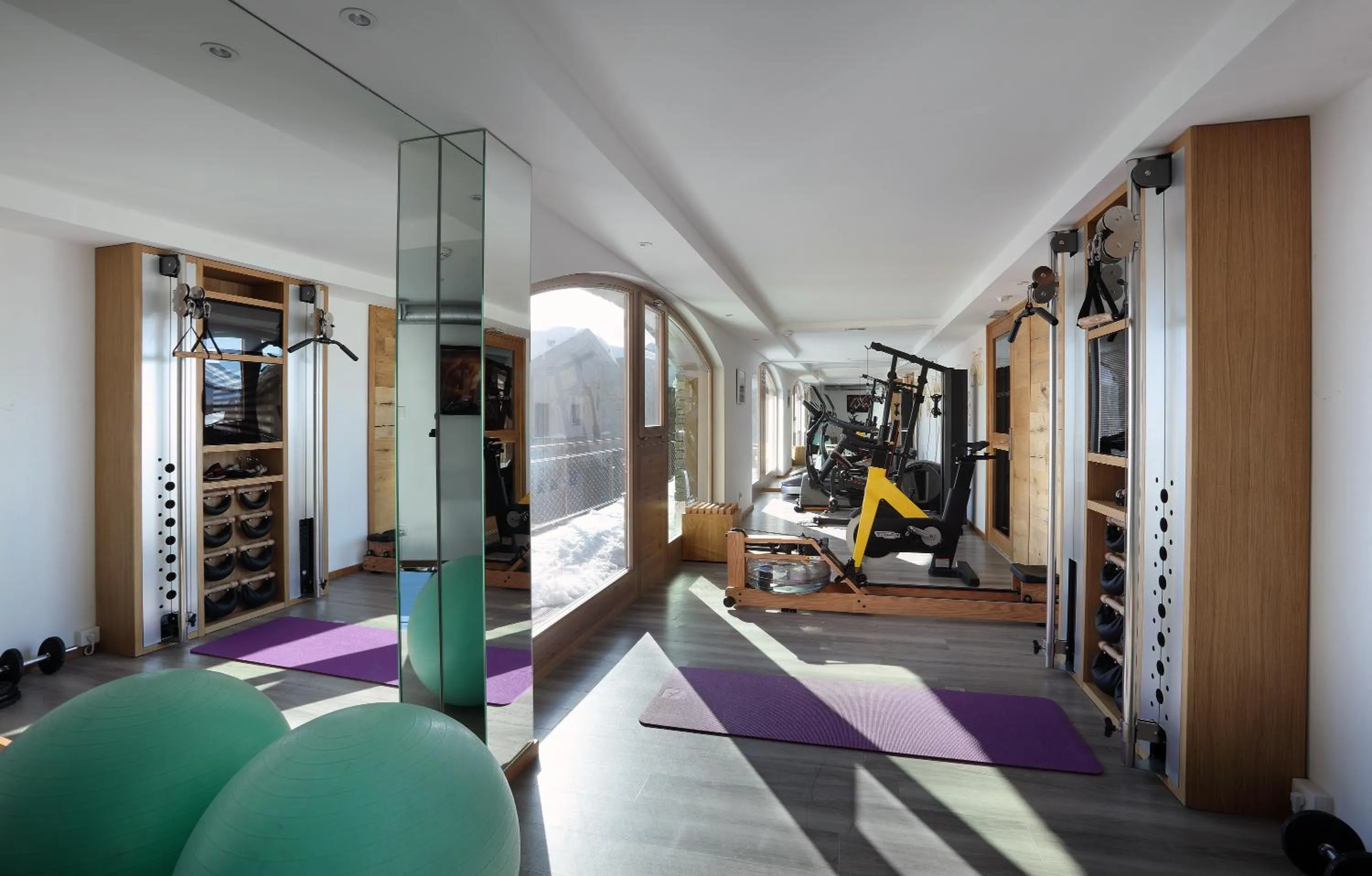 Fitness centre/facilities in Hotel Pashmina Le Refuge