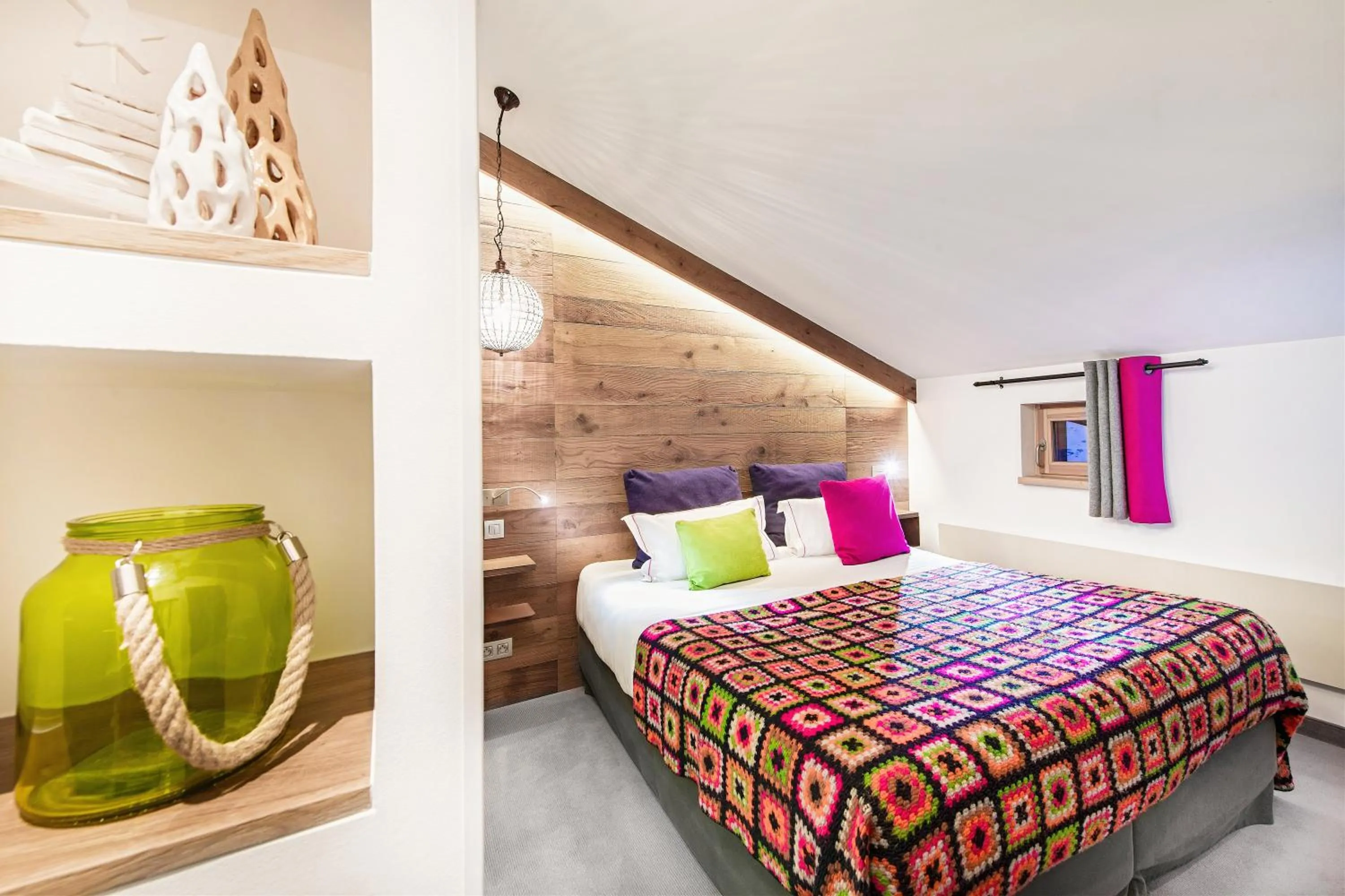 Bed in Hotel Pashmina Le Refuge