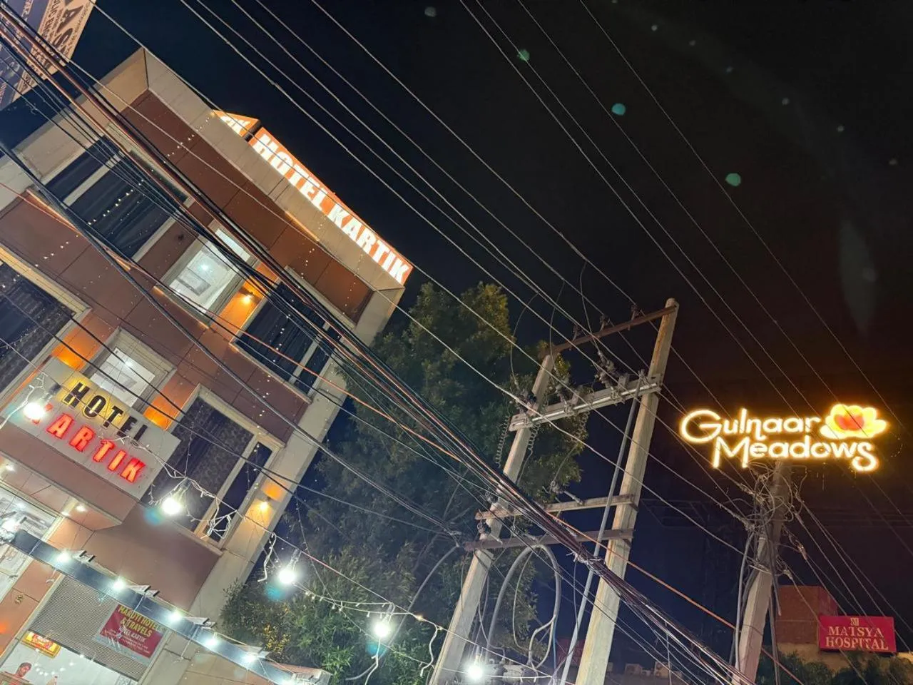 Night in Hotel kartik