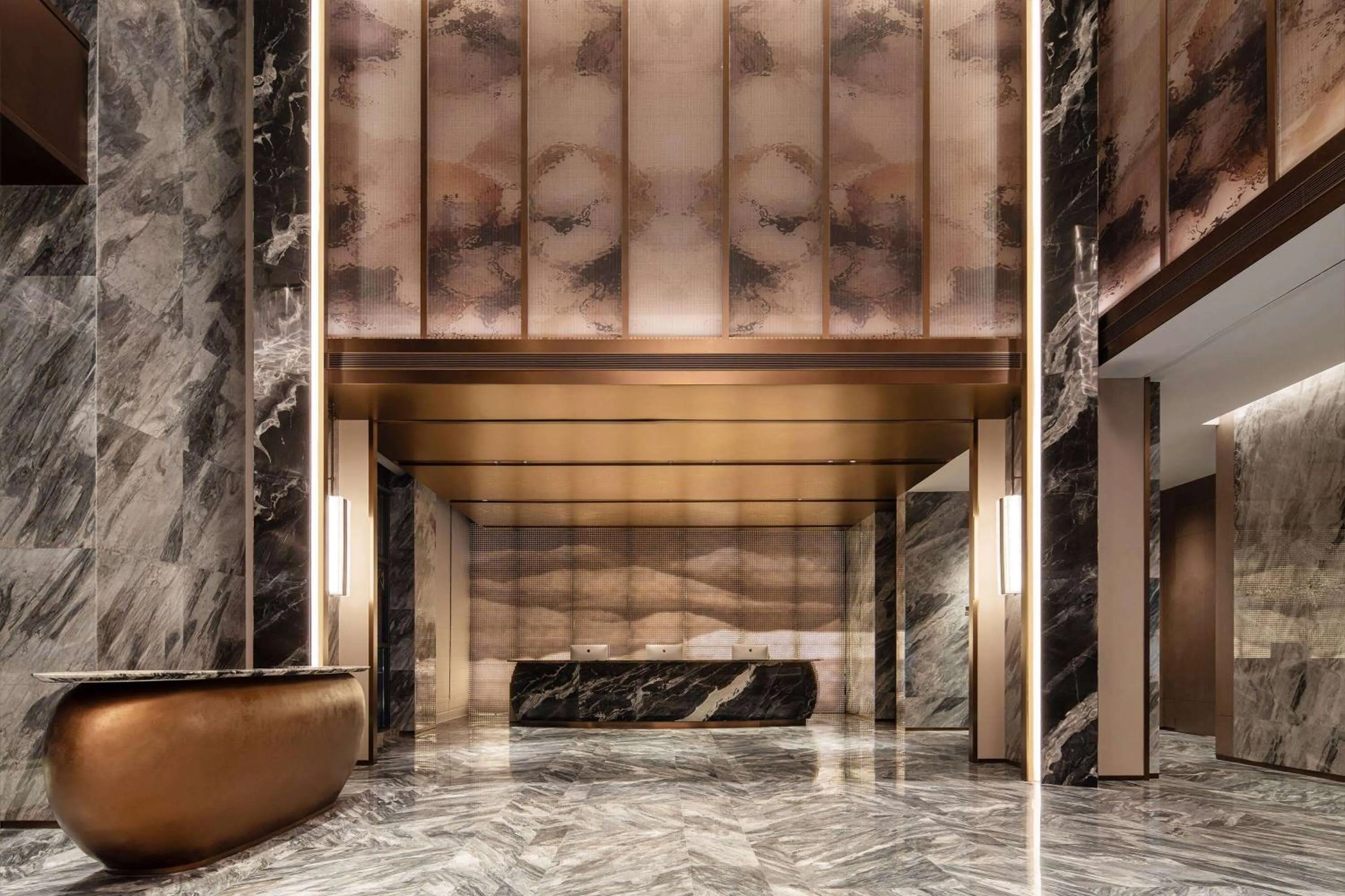 Lobby or reception in Wyndham Grand Plaza Royale Lugu Changsha