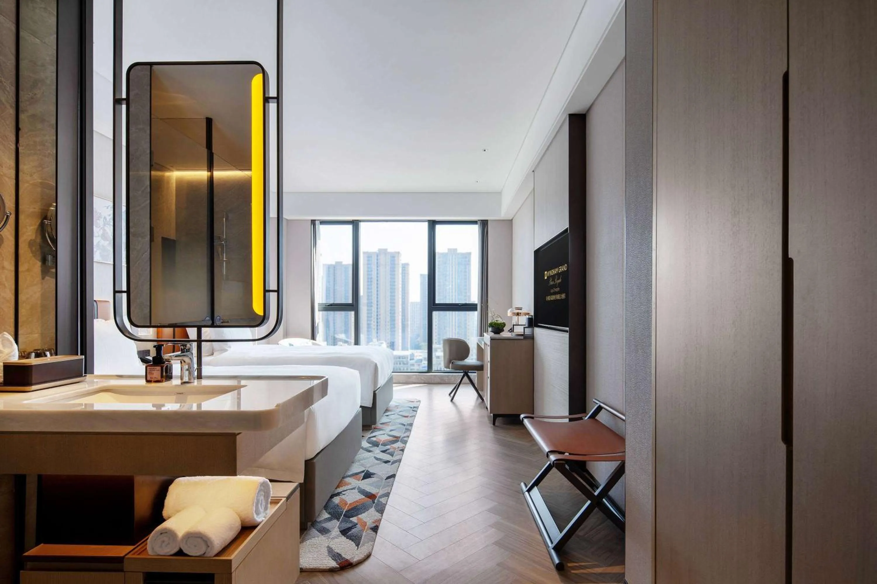 Photo of the whole room in Wyndham Grand Plaza Royale Lugu Changsha