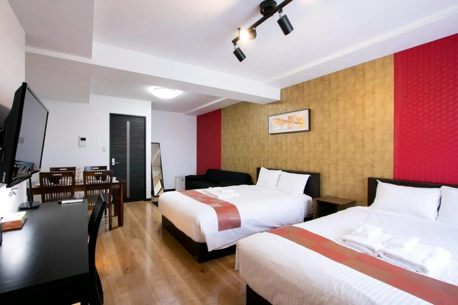 Bed in Randor Residence Tokyo Annex