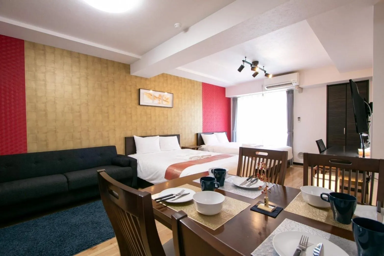 Bed in Randor Residence Tokyo Annex