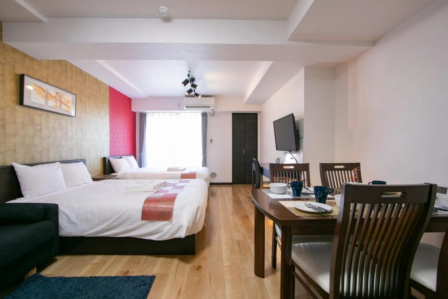 Bed in Randor Residence Tokyo Annex