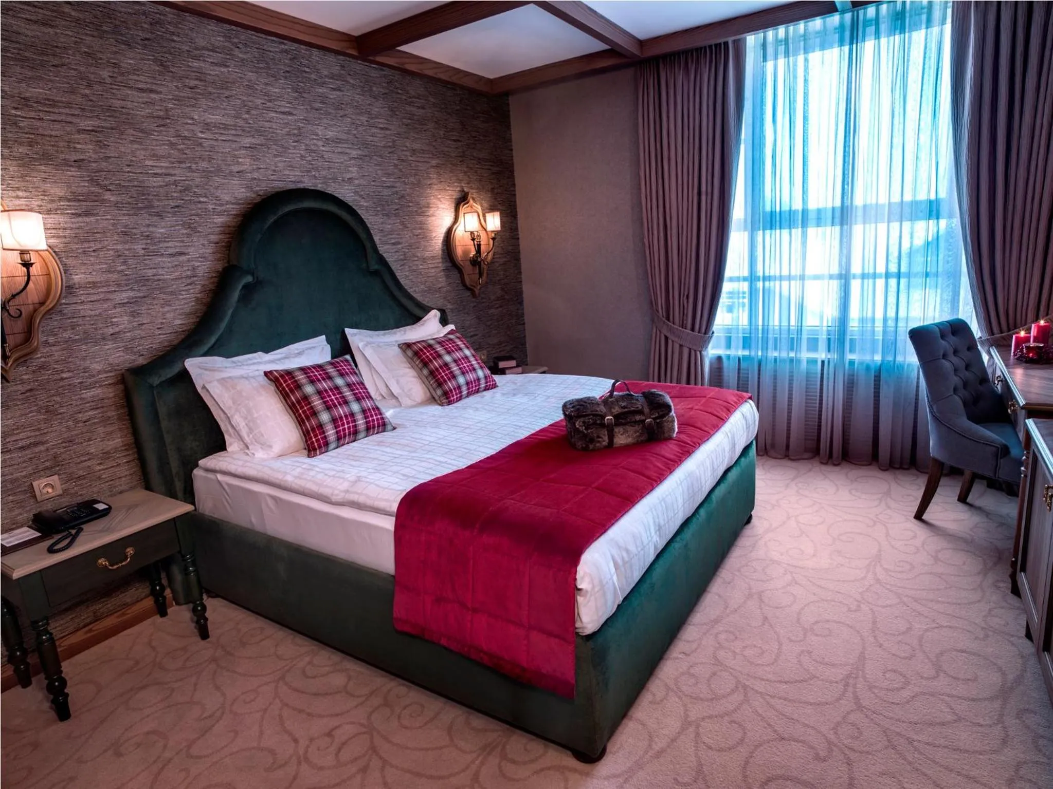 Bedroom, Bed in Ağaoğlu My Mountain