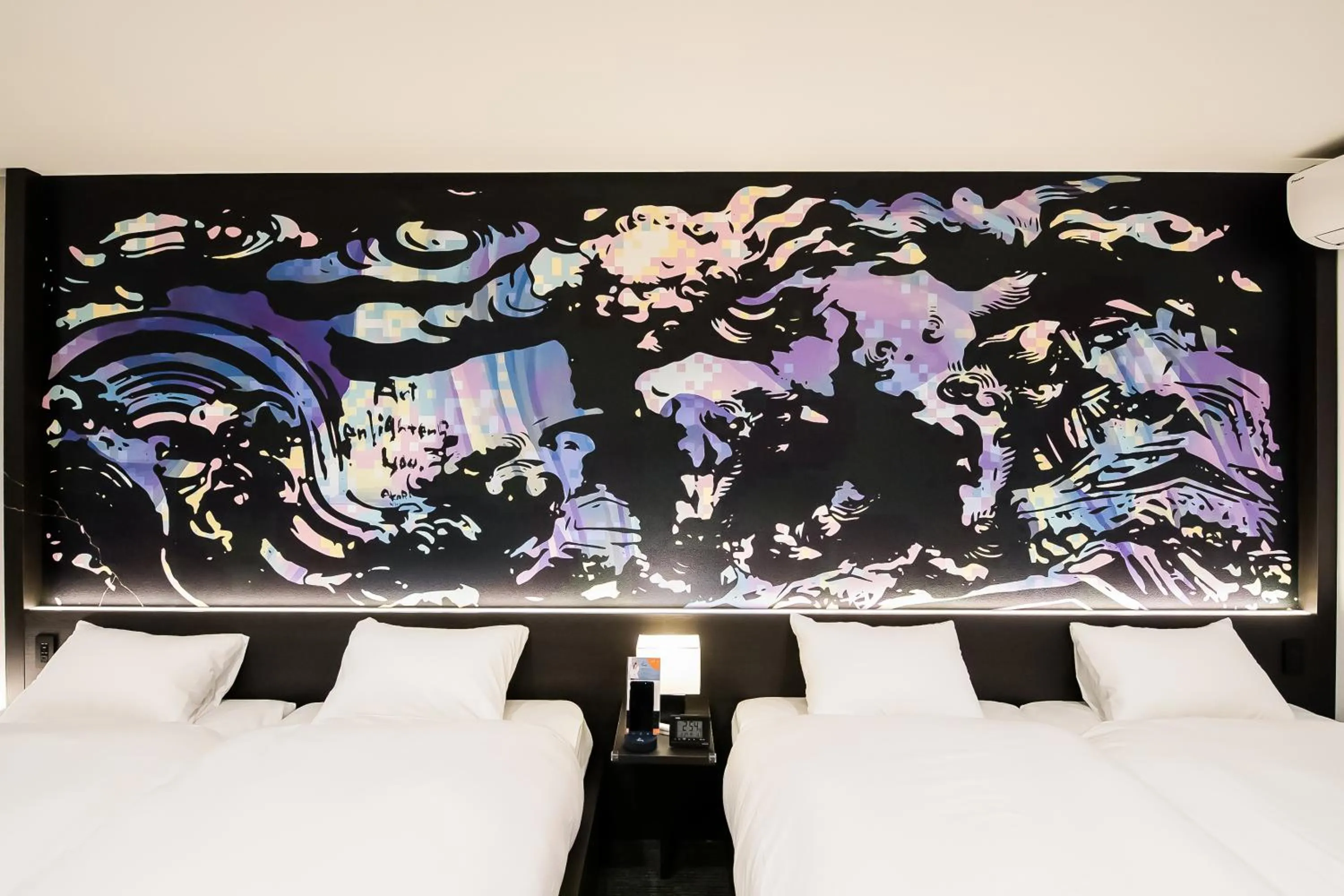 Bed in Randor Residence Kyoto Nijo Castle