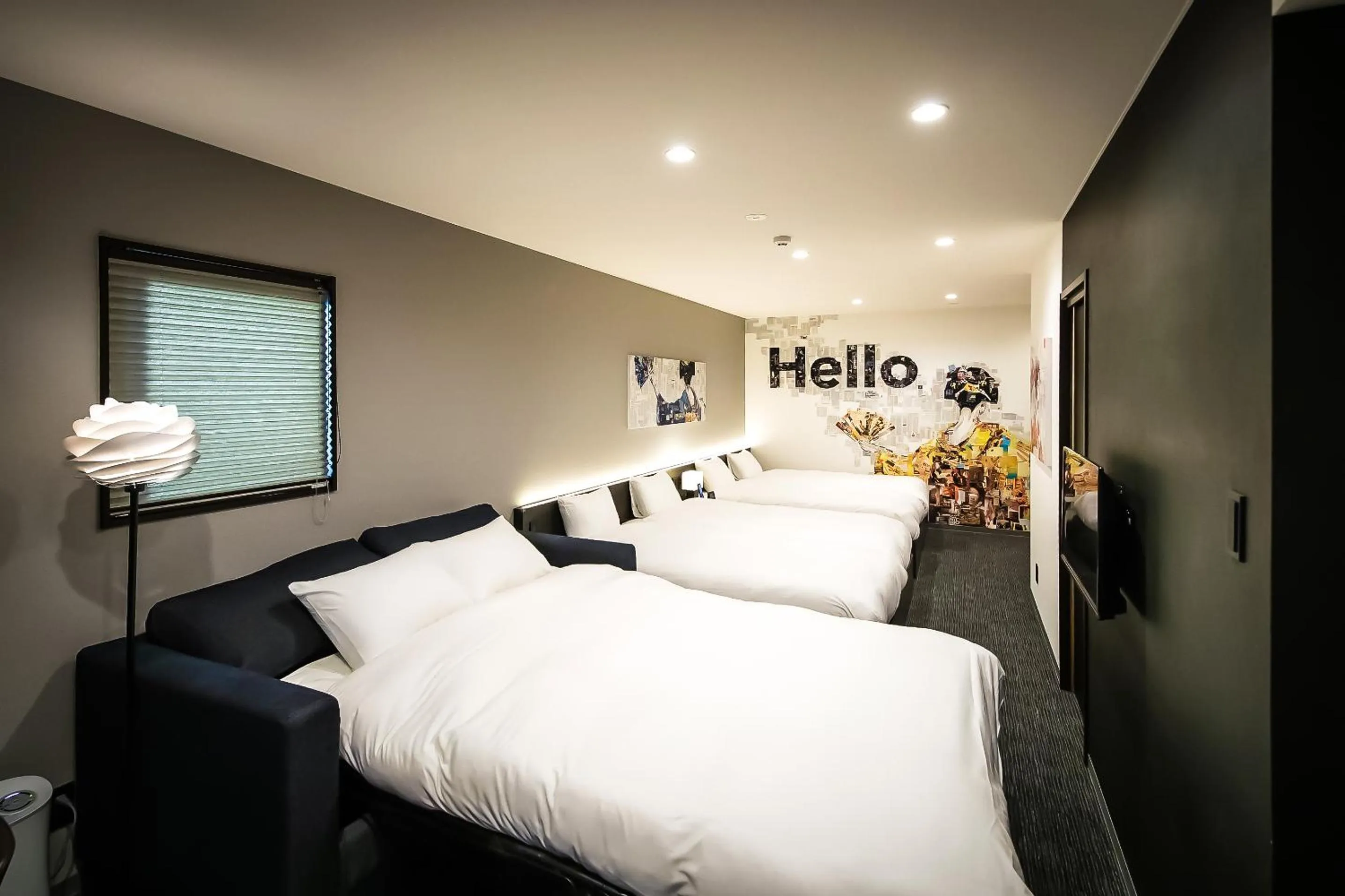 Bed in Randor Residence Kyoto Nijo Castle