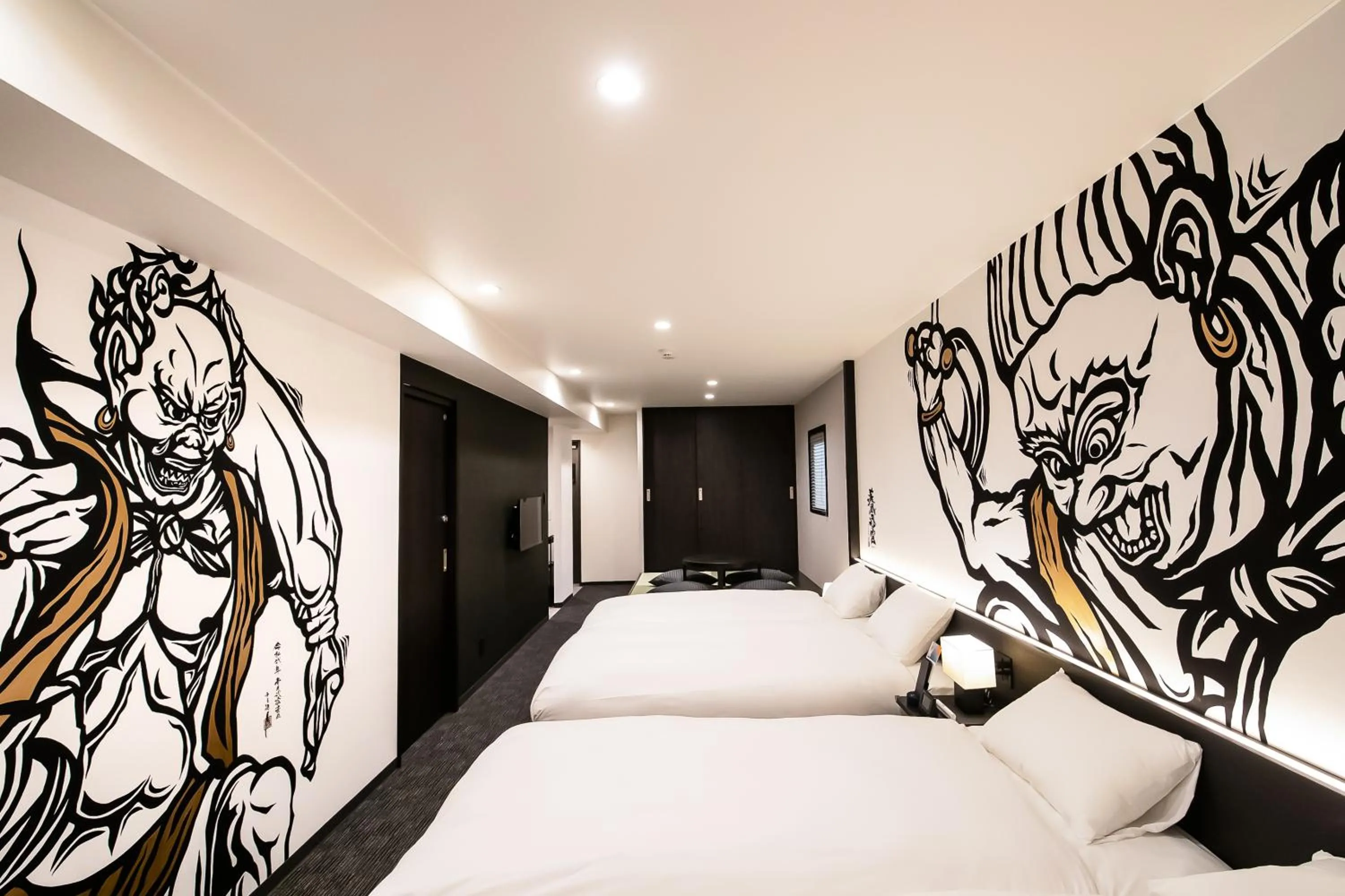 Bed in Randor Residence Kyoto Nijo Castle