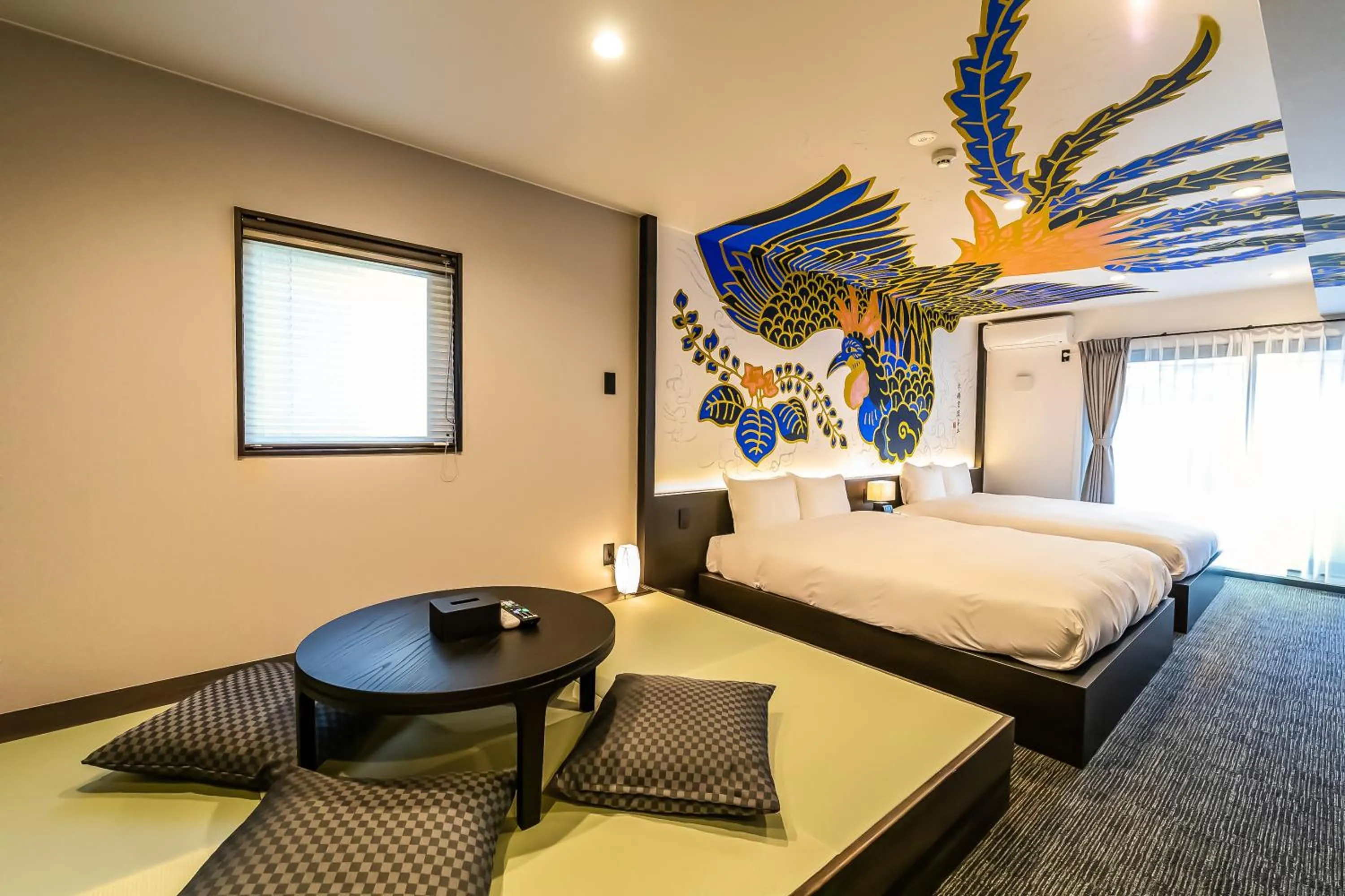 Bed in Randor Residence Kyoto Nijo Castle