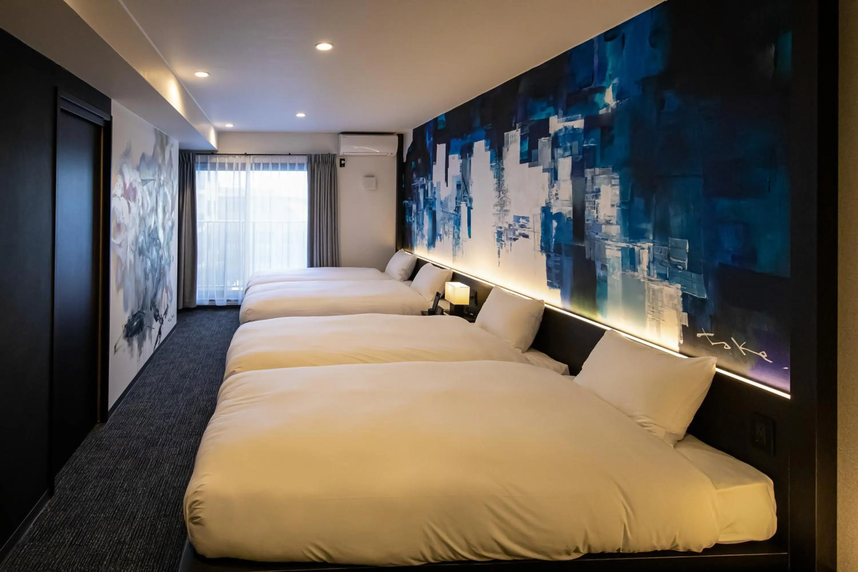 Bed in Randor Residence Kyoto Nijo Castle