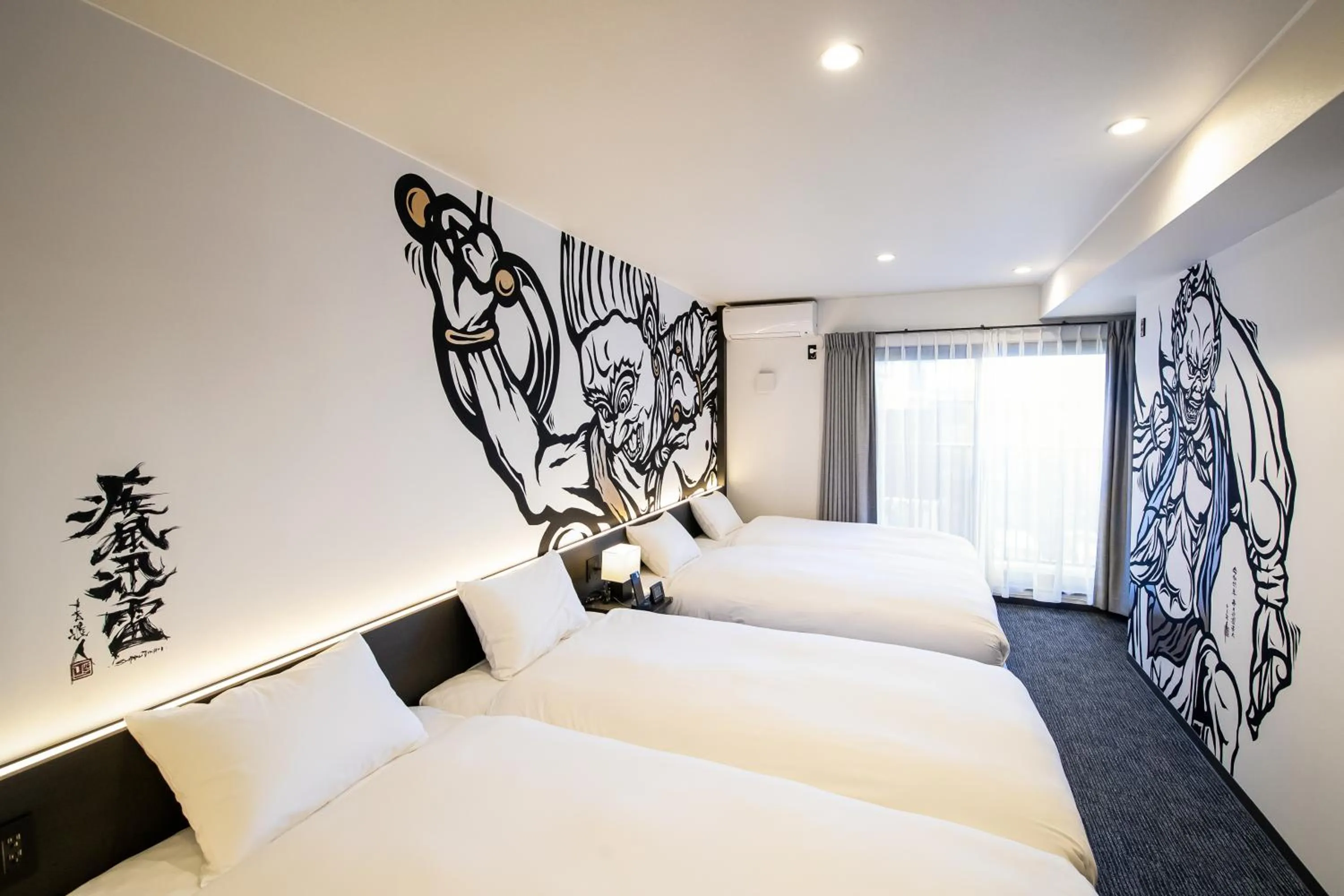 Bed in Randor Residence Kyoto Nijo Castle