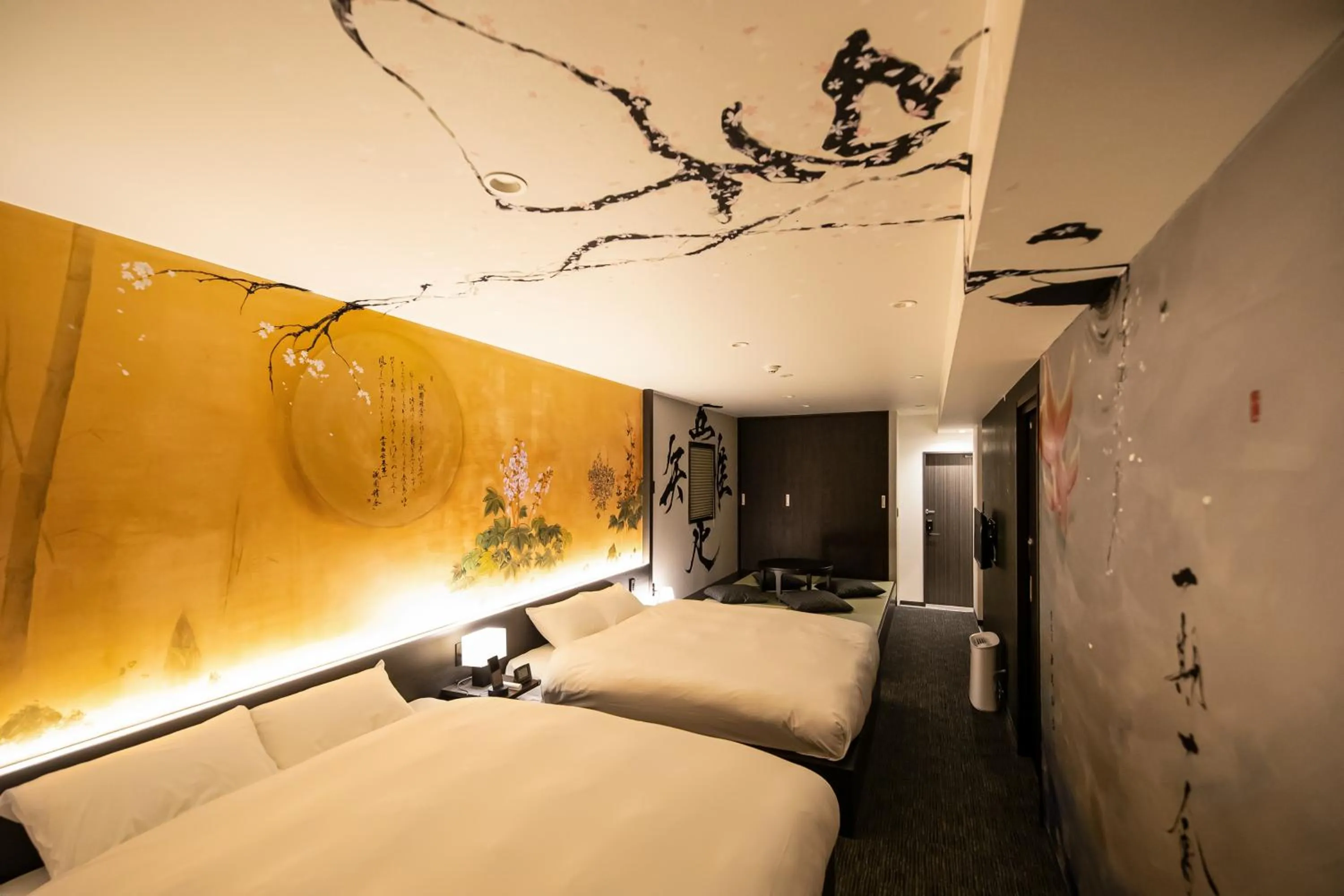 Bed in Randor Residence Kyoto Nijo Castle