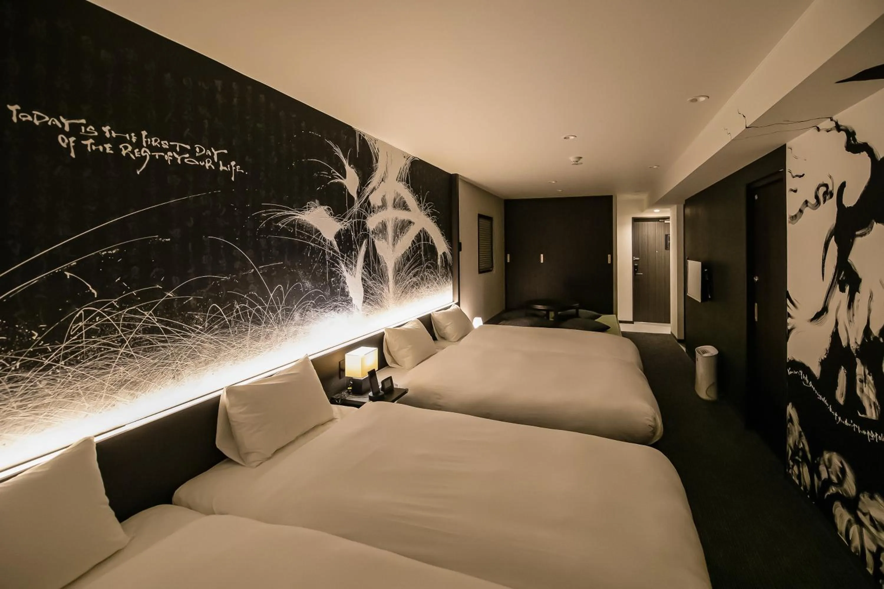 Bed in Randor Residence Kyoto Nijo Castle