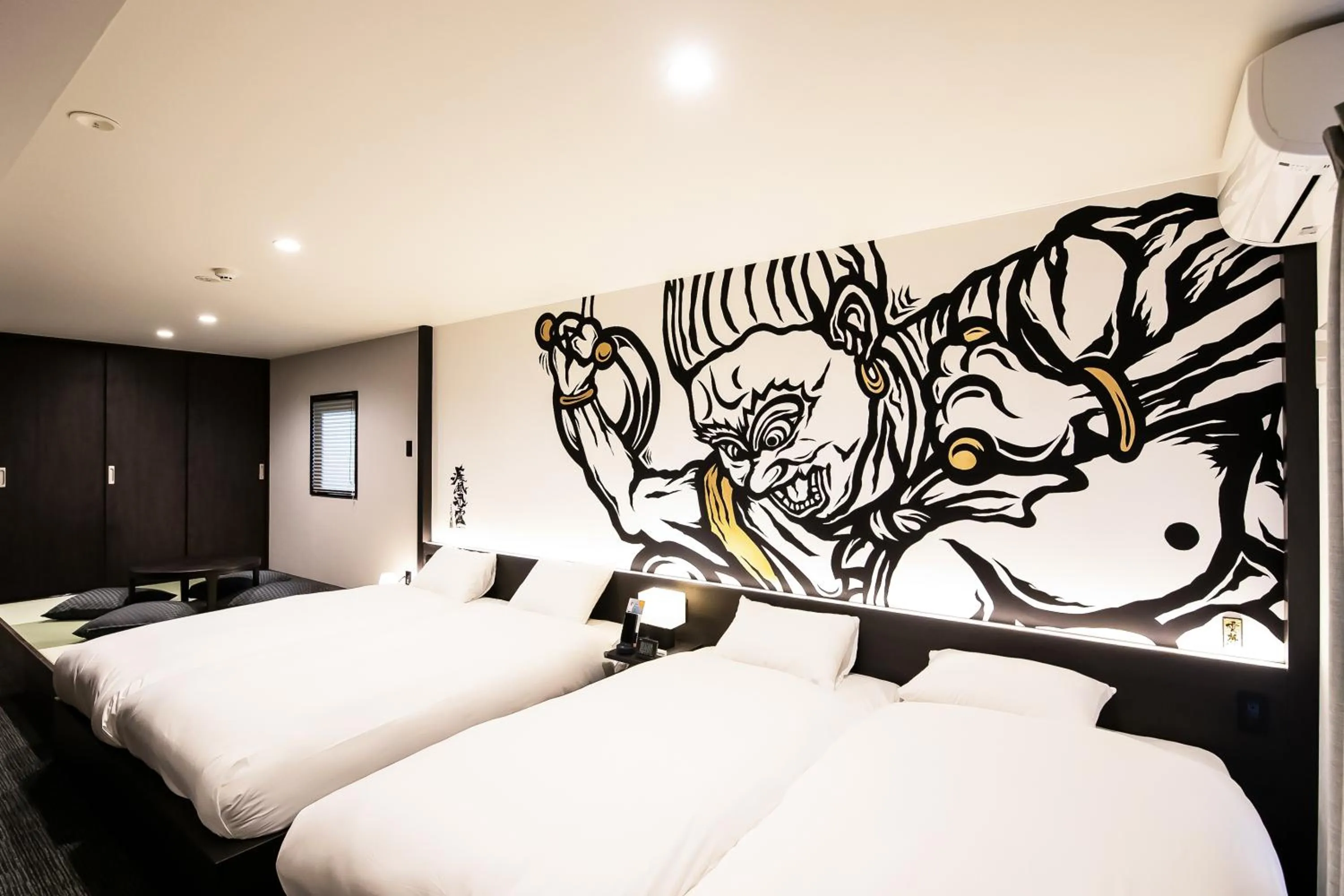 Bed in Randor Residence Kyoto Nijo Castle