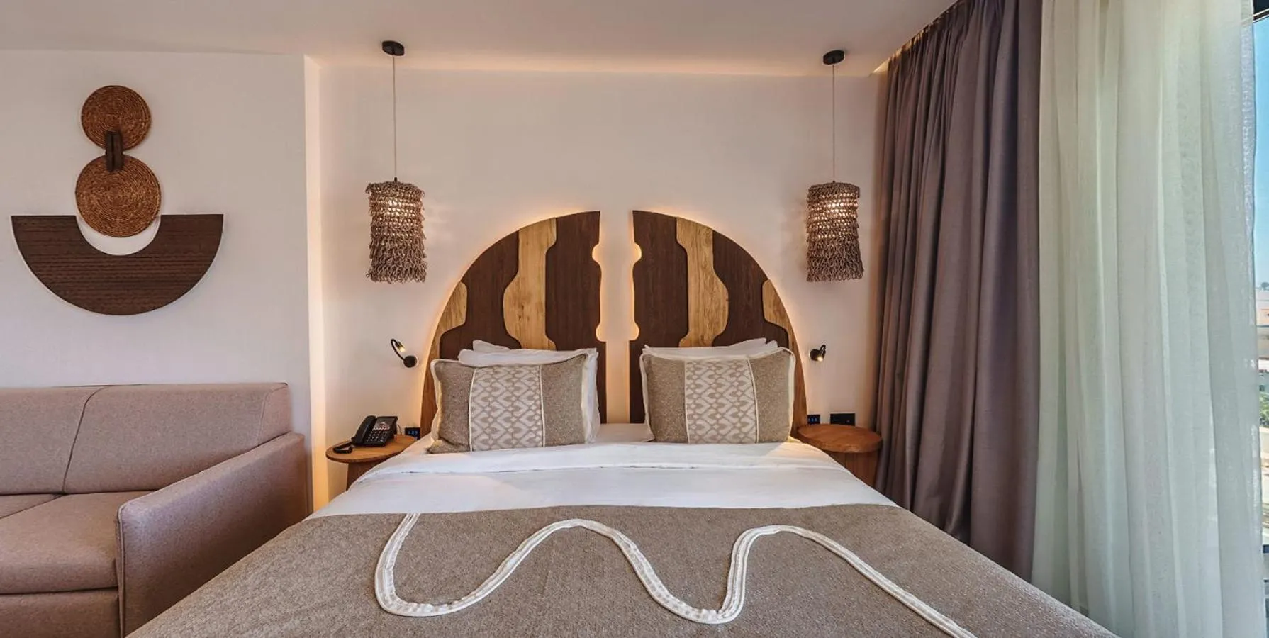 Bed in Cabana Blu Lifestyle Boutique Hotel & Suites