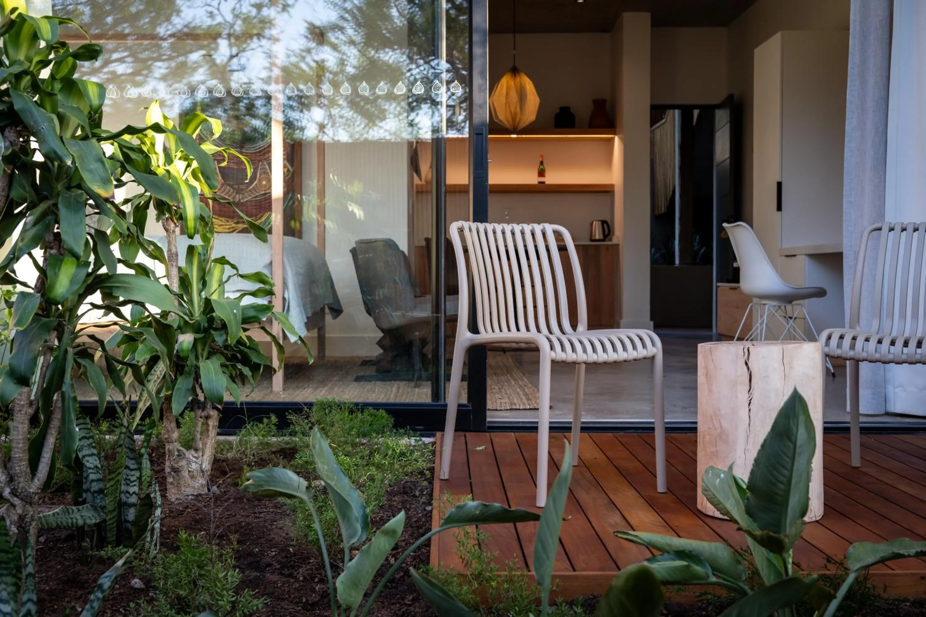 Patio in Khiwane Boutique Hotel