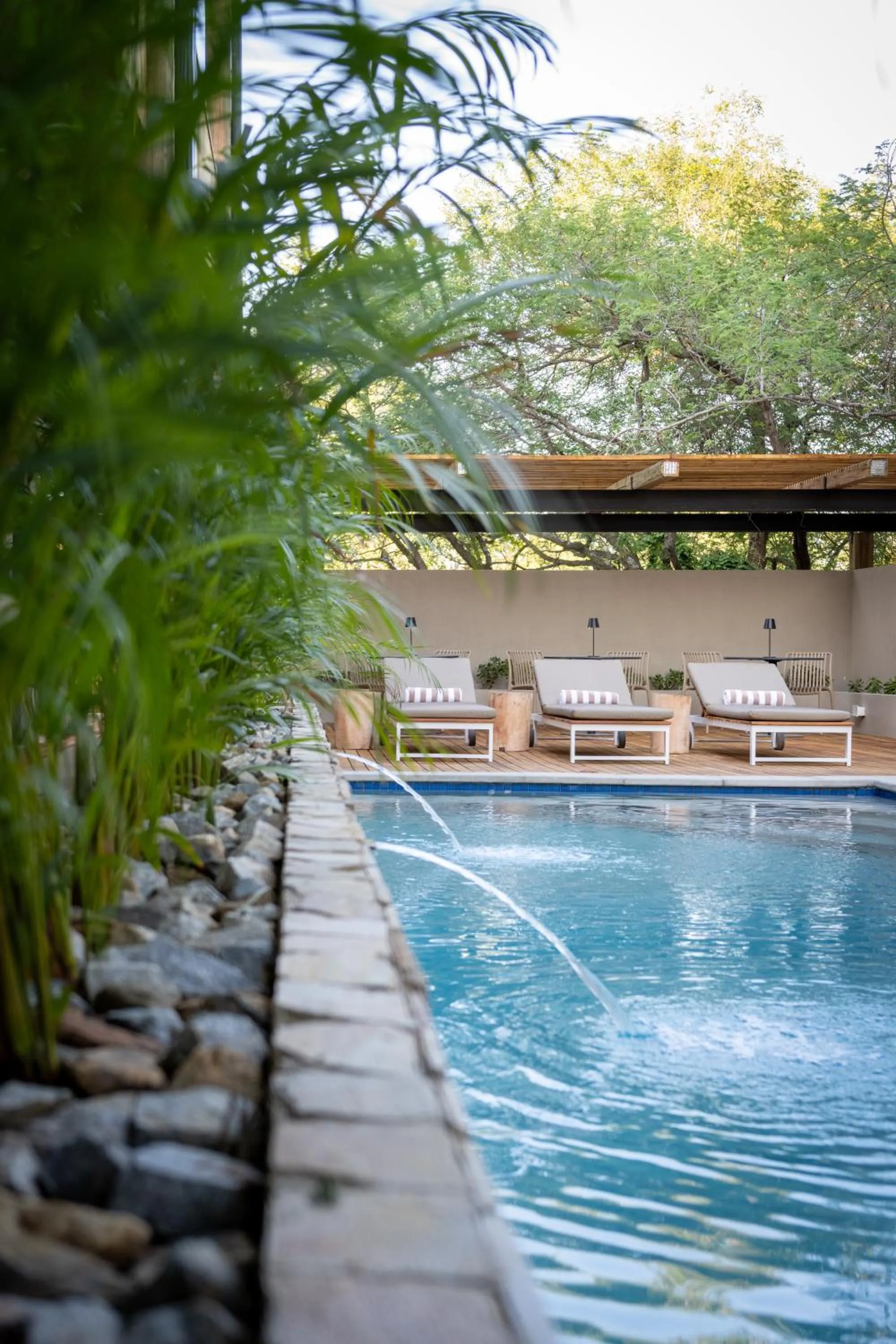 Pool view in Khiwane Boutique Hotel