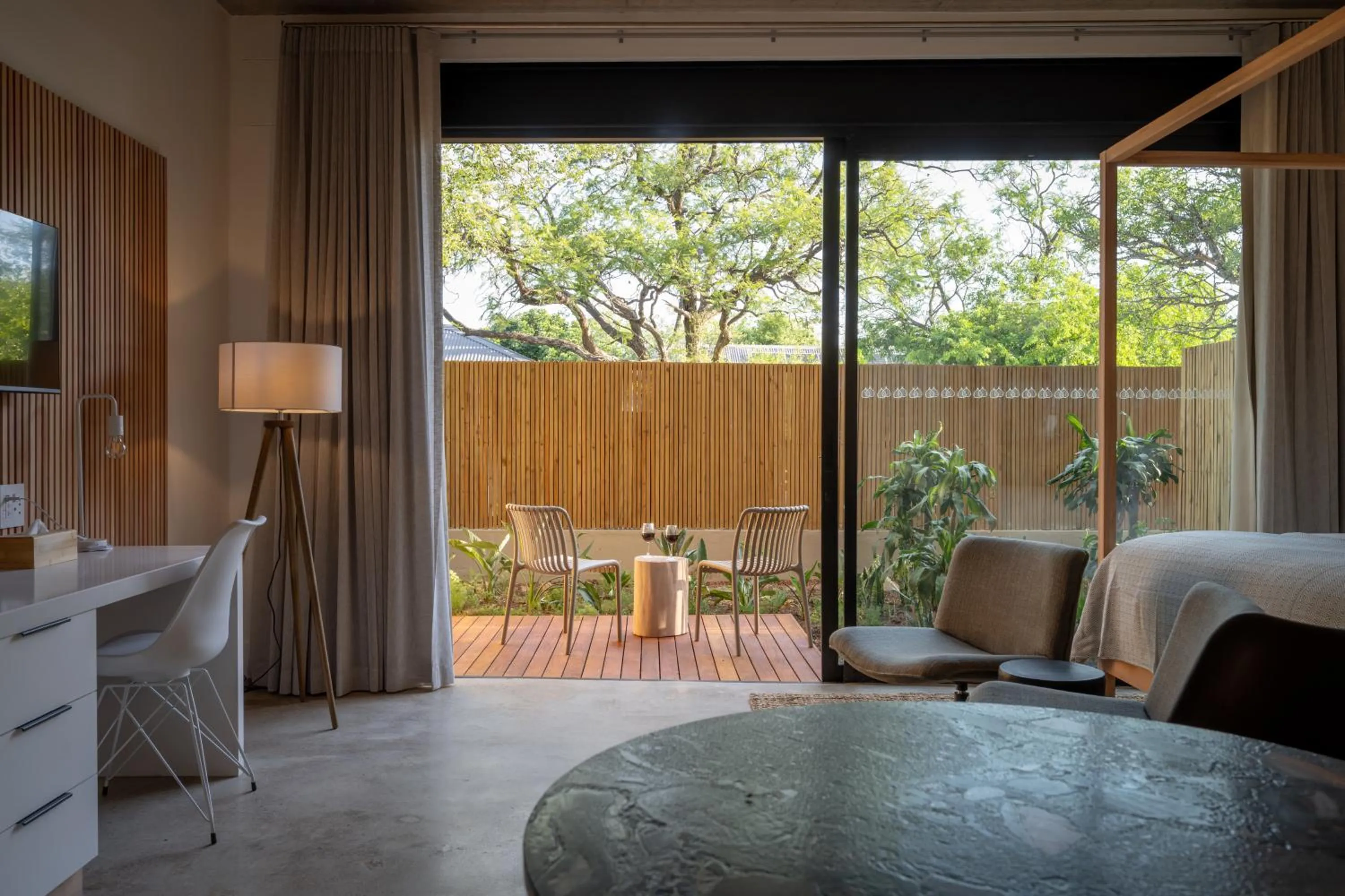 Garden view in Khiwane Boutique Hotel