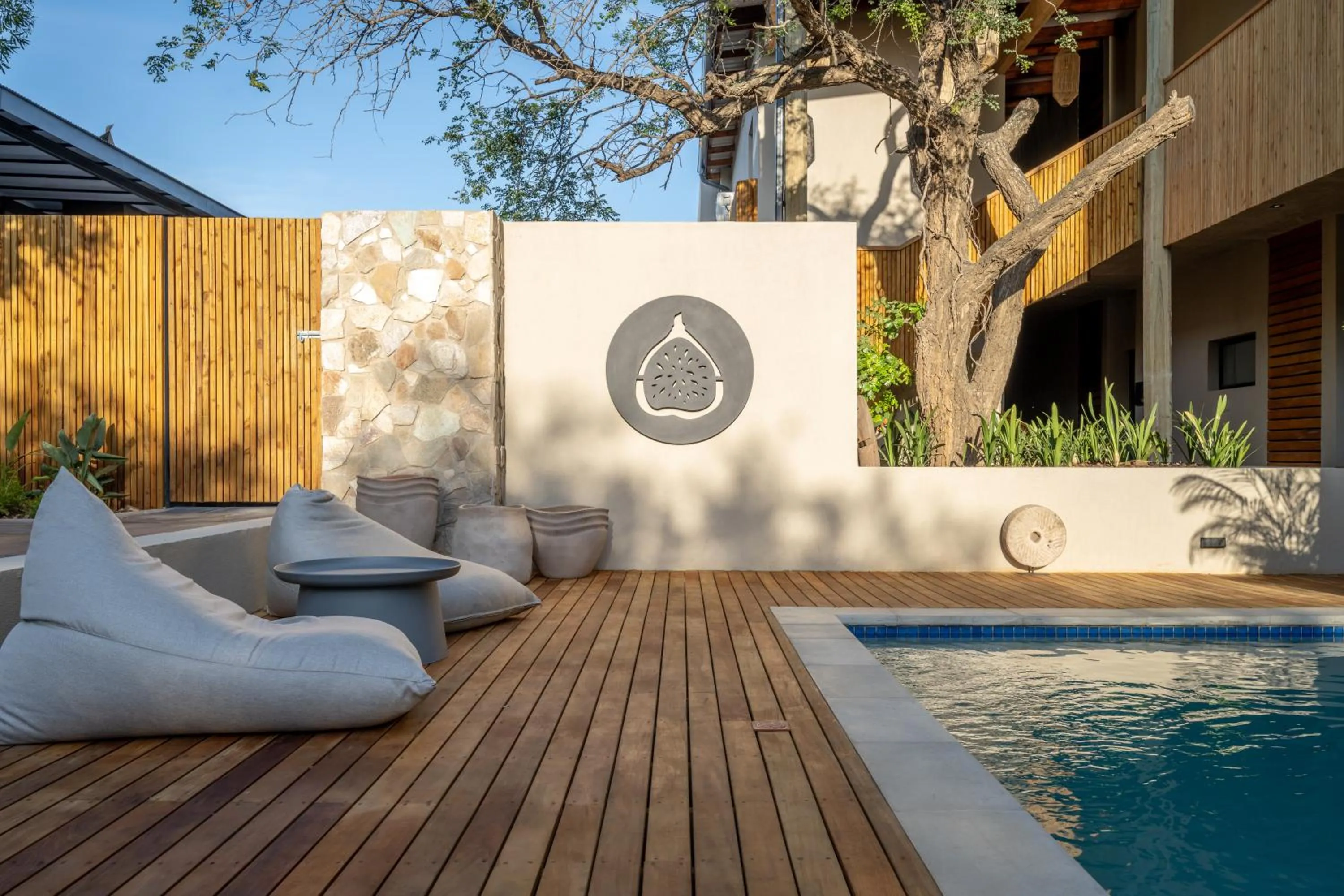 Pool view in Khiwane Boutique Hotel