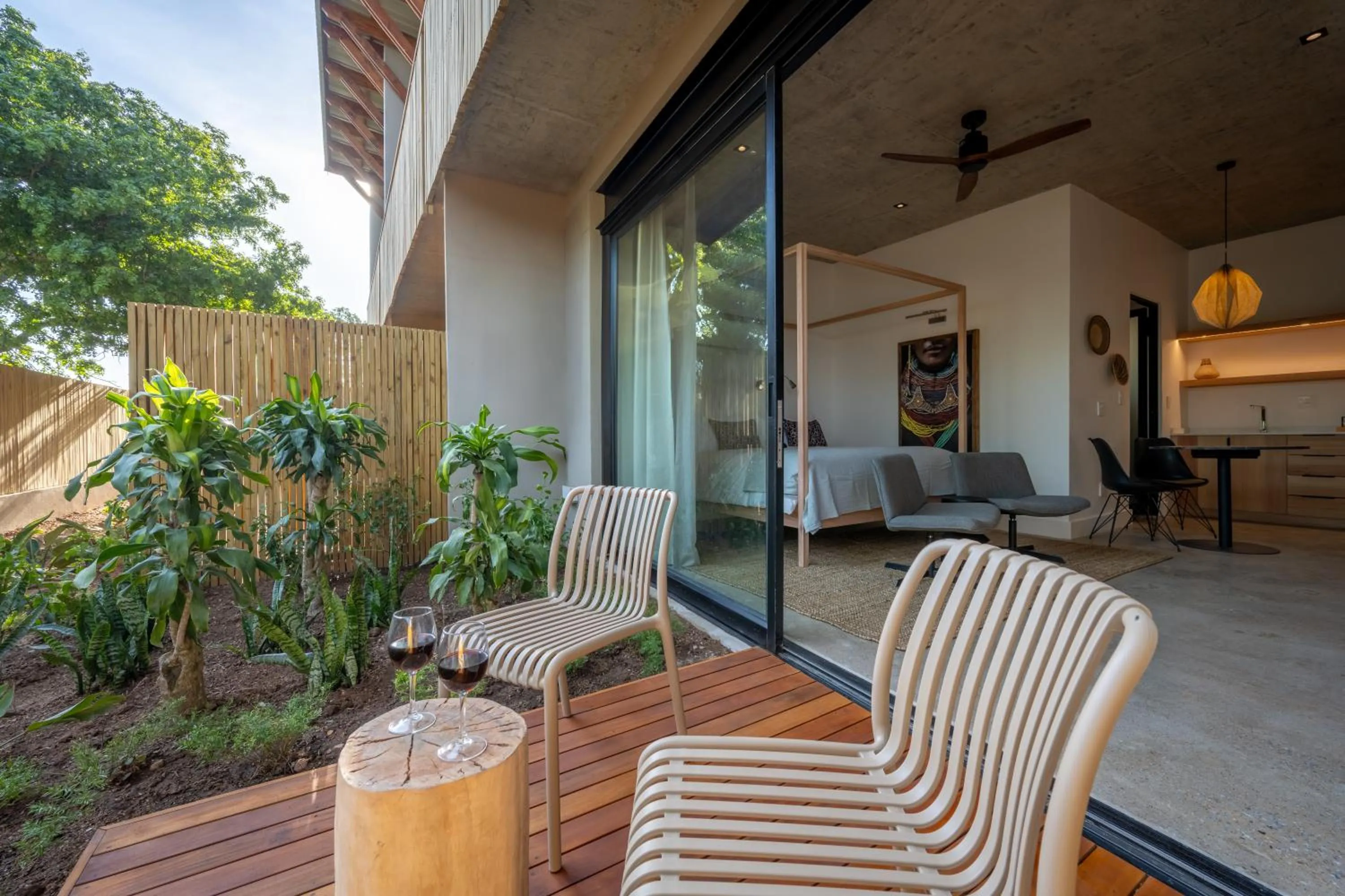 Patio in Khiwane Boutique Hotel