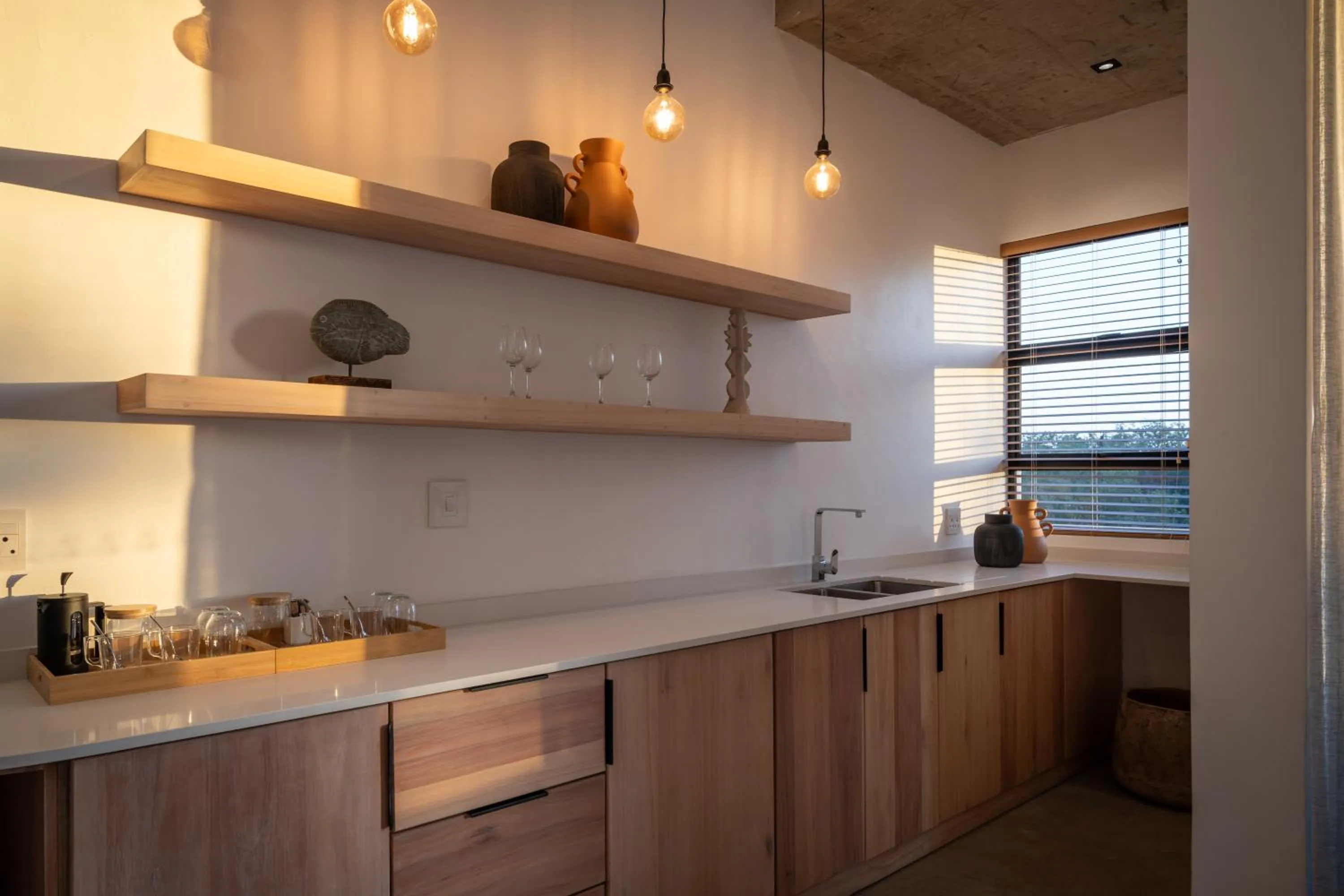 Kitchen or kitchenette in Khiwane Boutique Hotel