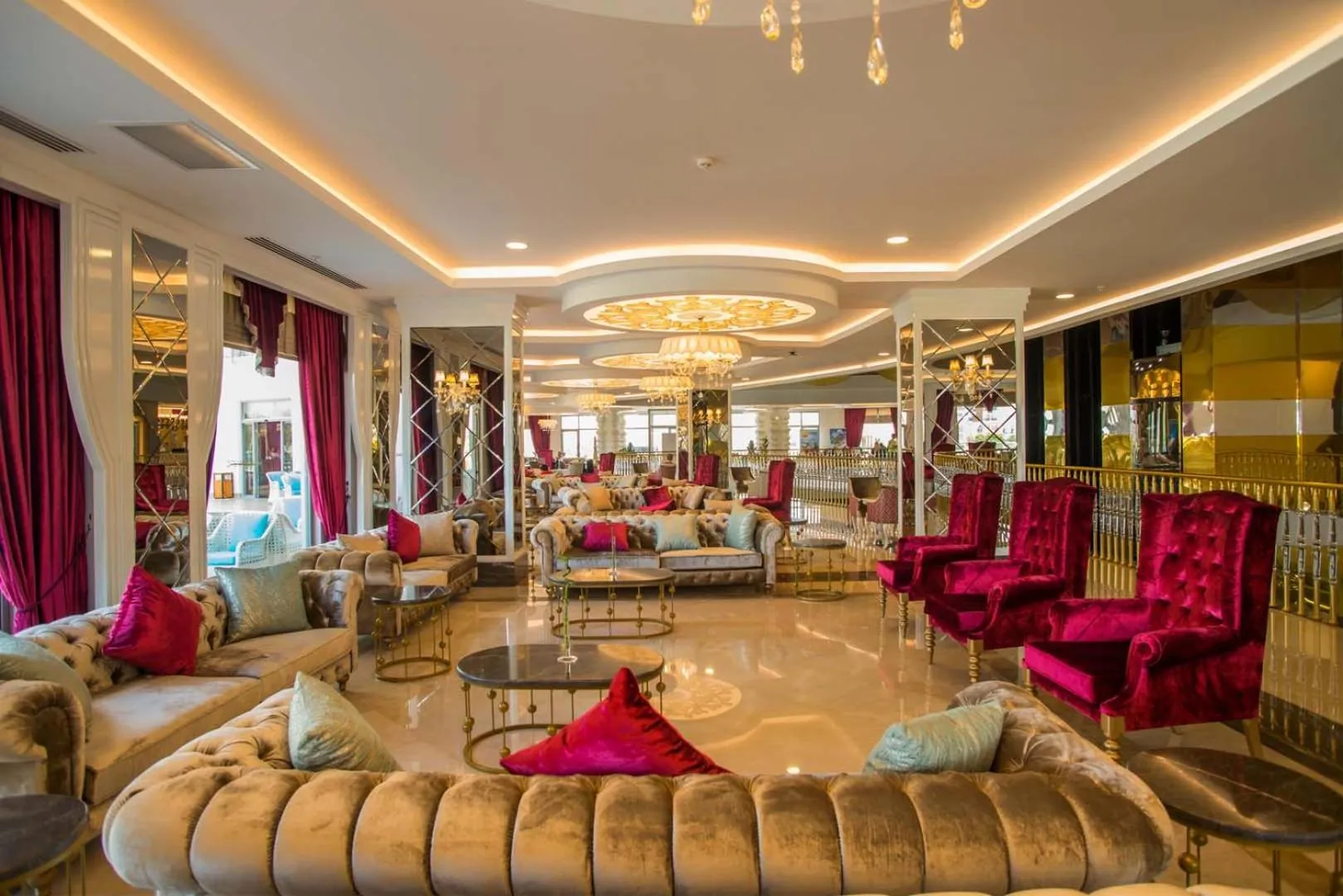 Lobby or reception in Dream World Aqua