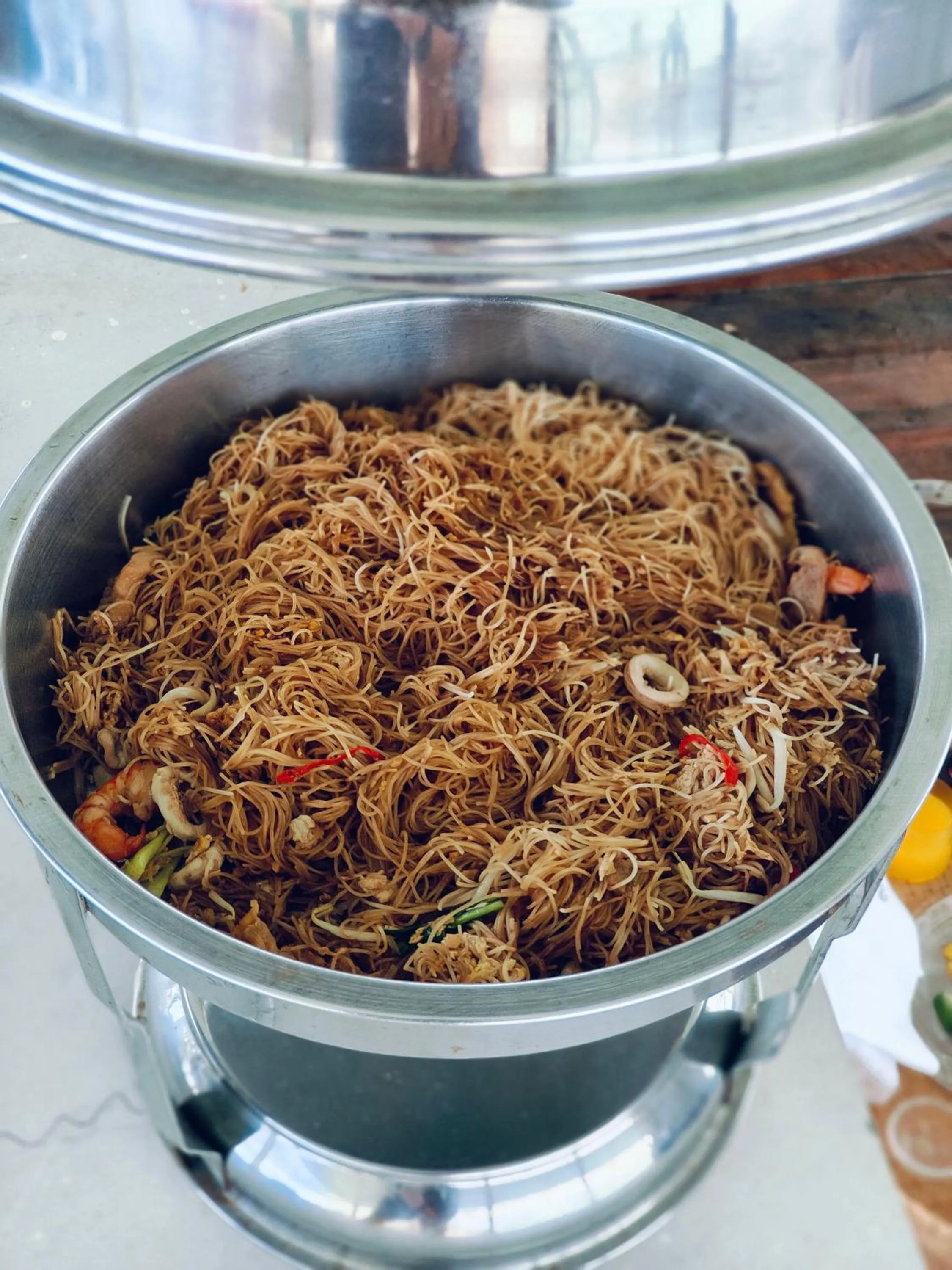 Food close-up in Bubblefish Water Villa