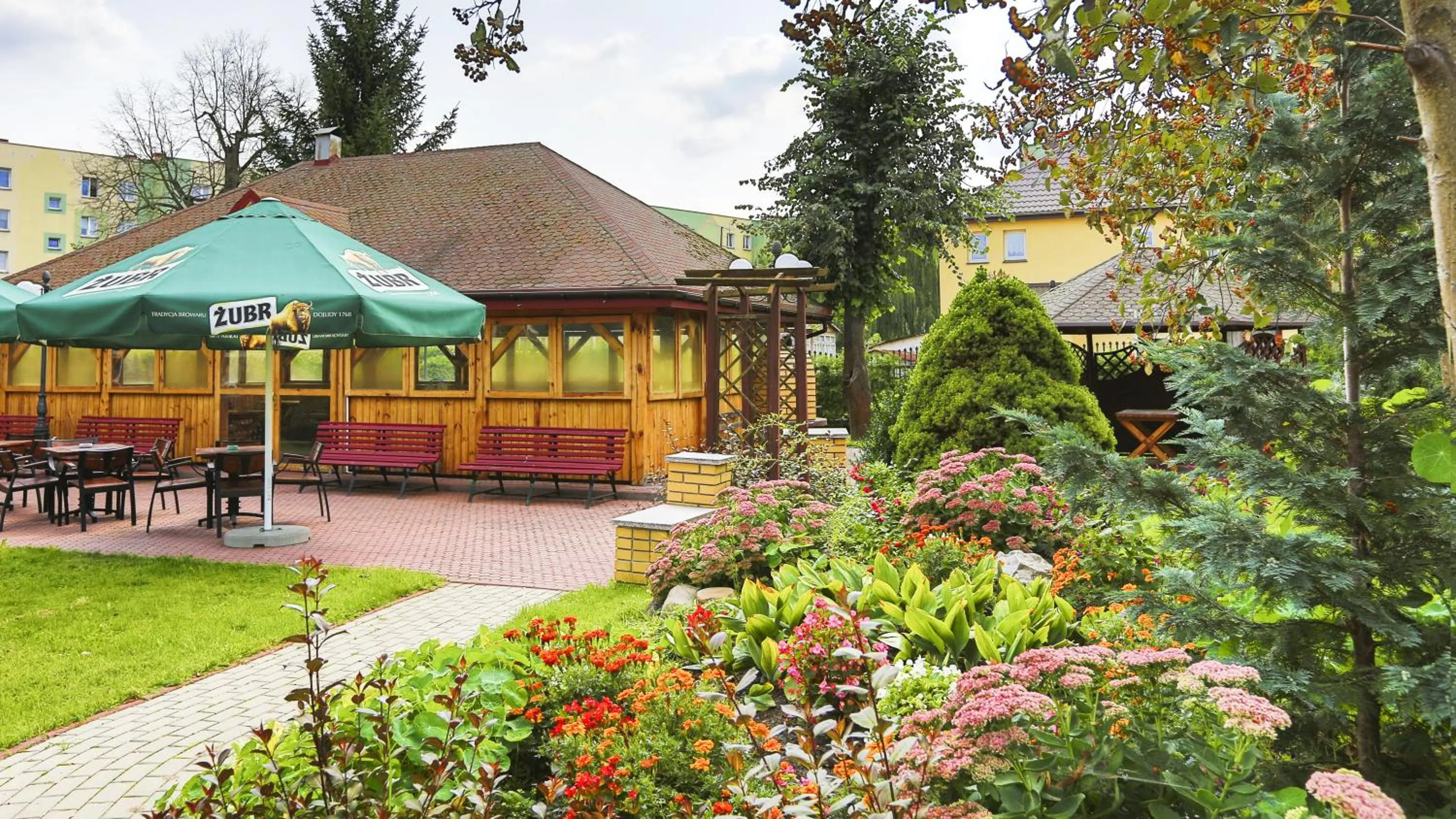 Garden in Hotel Unibus