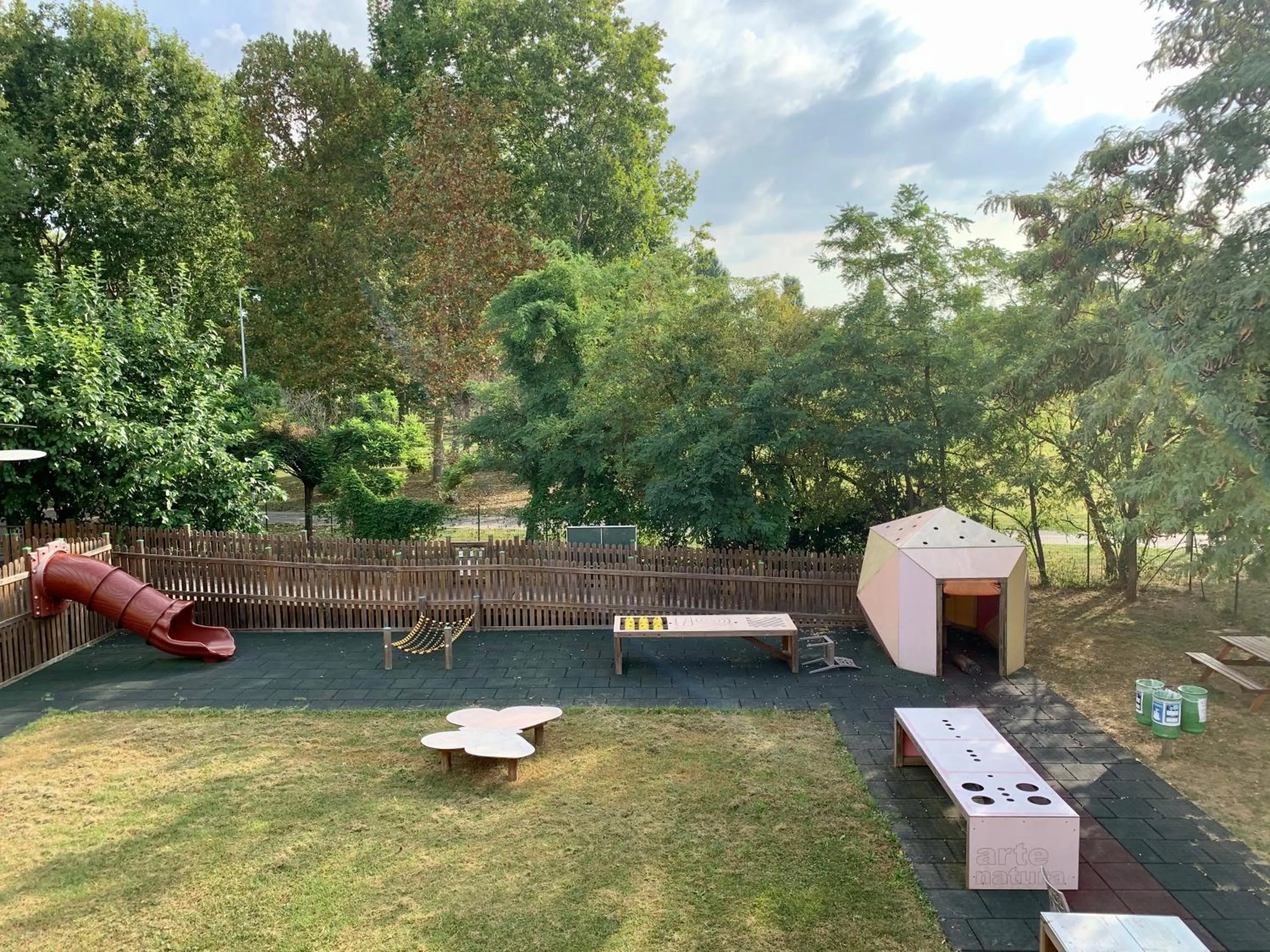 Inner courtyard view in Cascina Bellaria