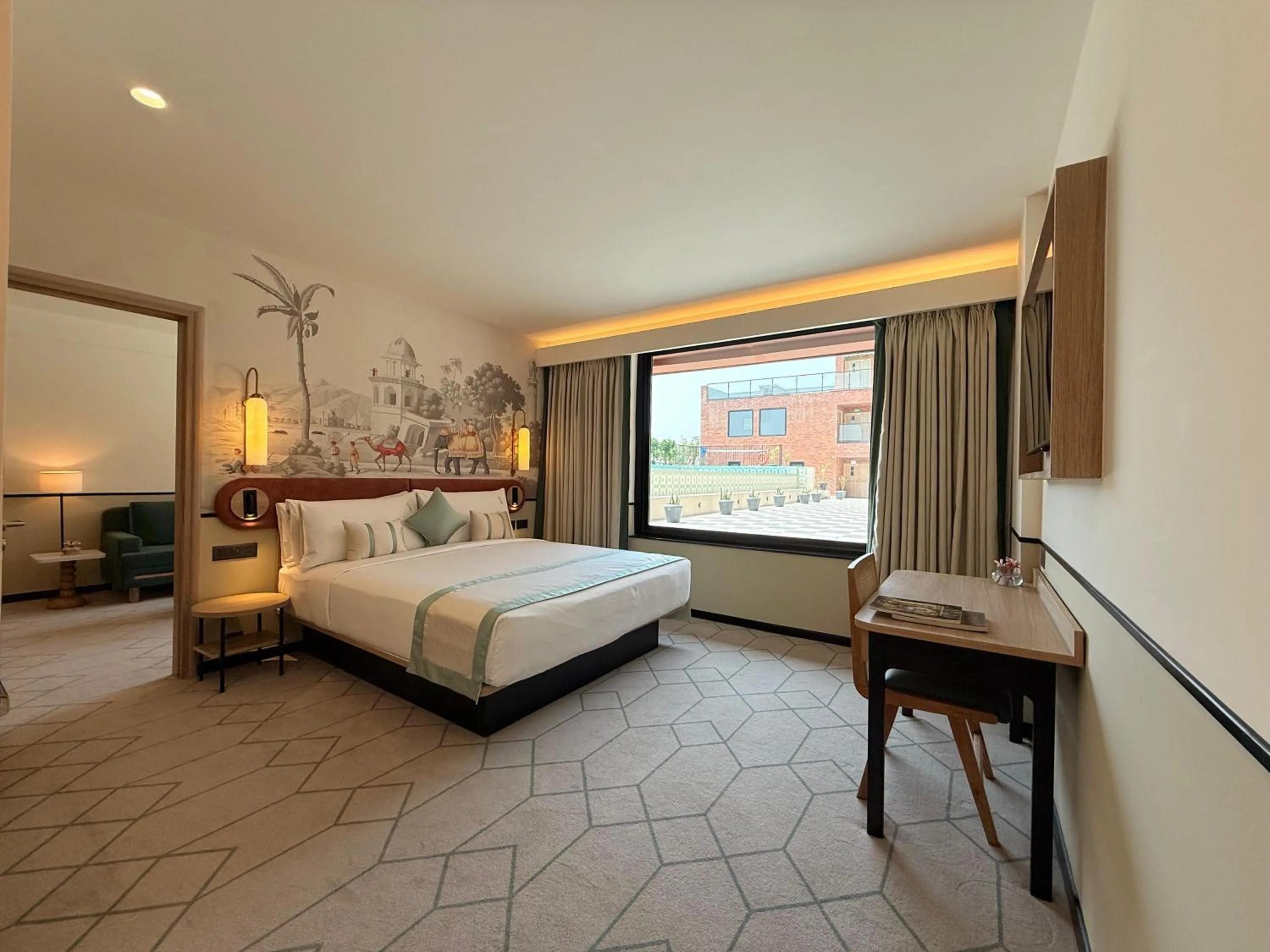 View (from property/room), Bed in Holiday Inn Gurgaon NH8 by IHG