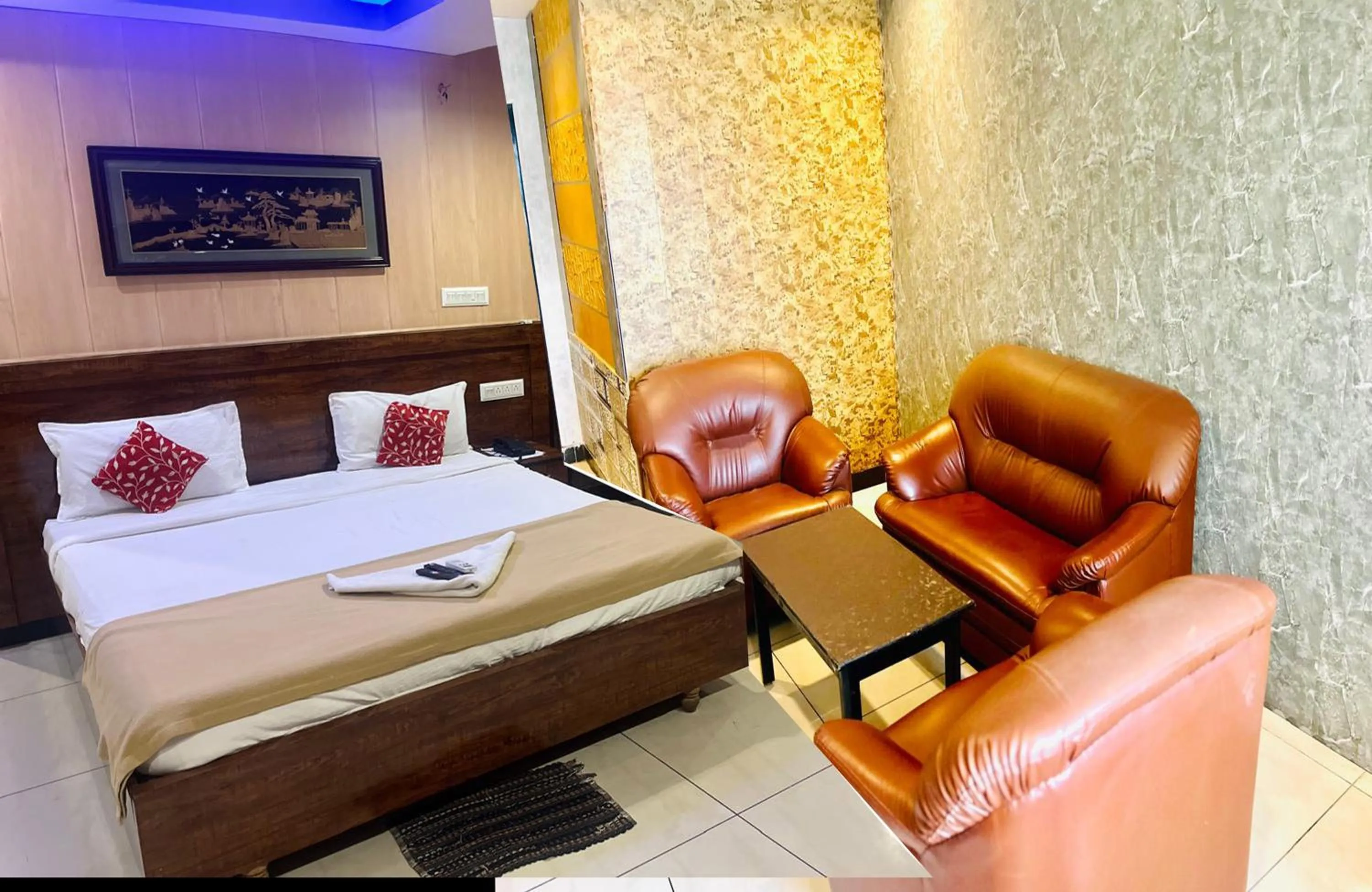 Bed in the HOTEL RL GRAND