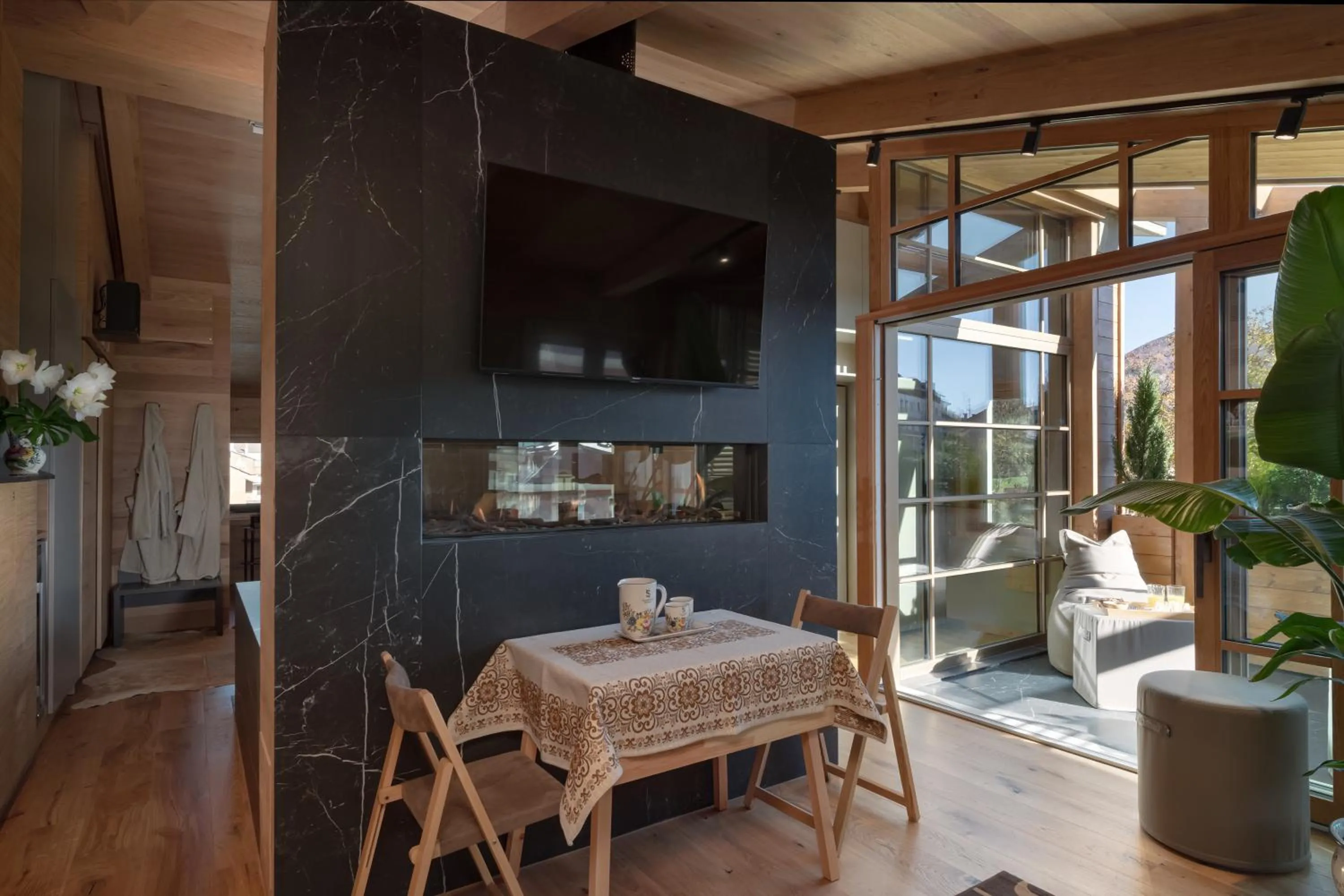 Kitchen or kitchenette in VICTORIA SPA SUITES Roccaraso Centro