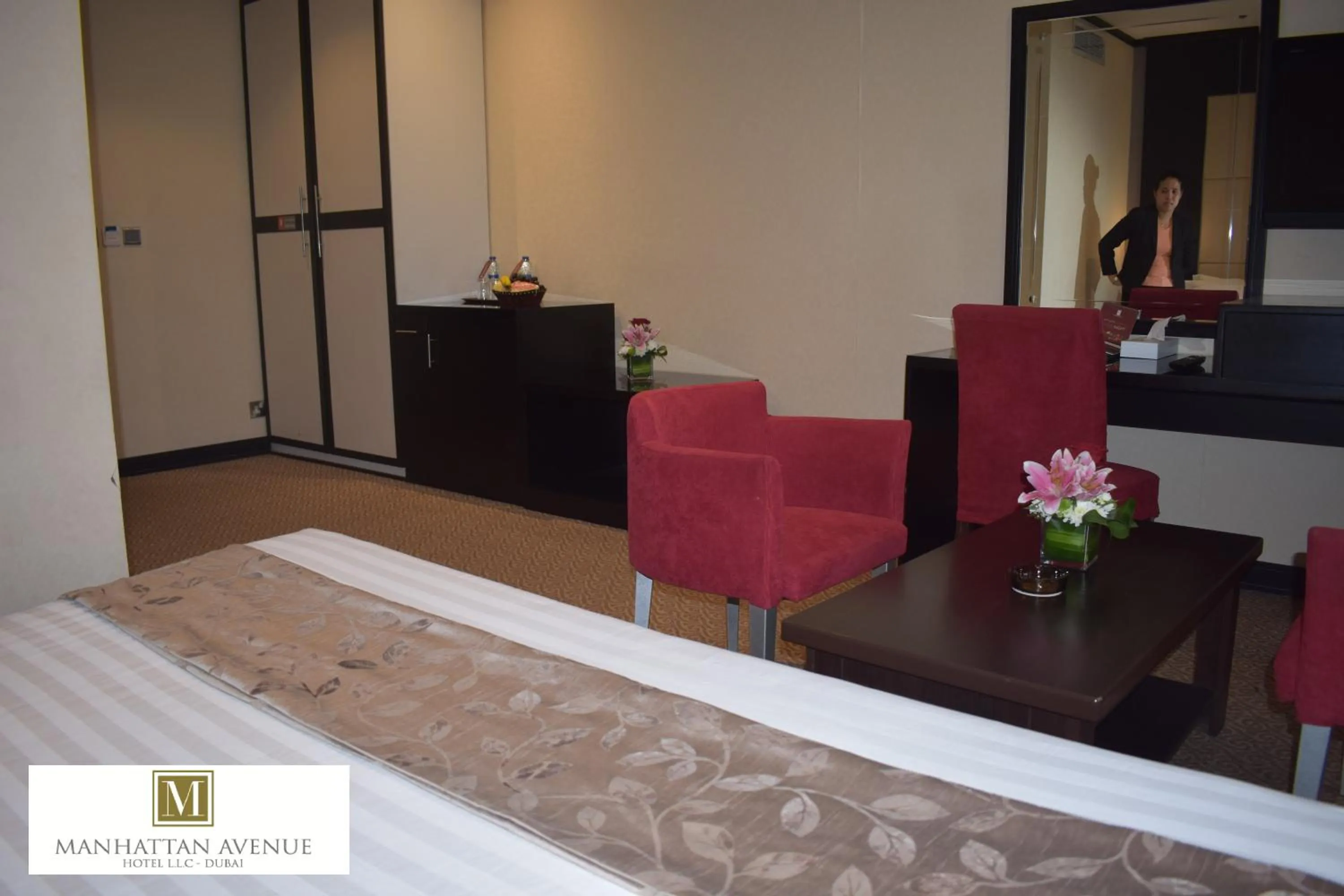 Bedroom, Bed in Manhattan Avenue Hotel