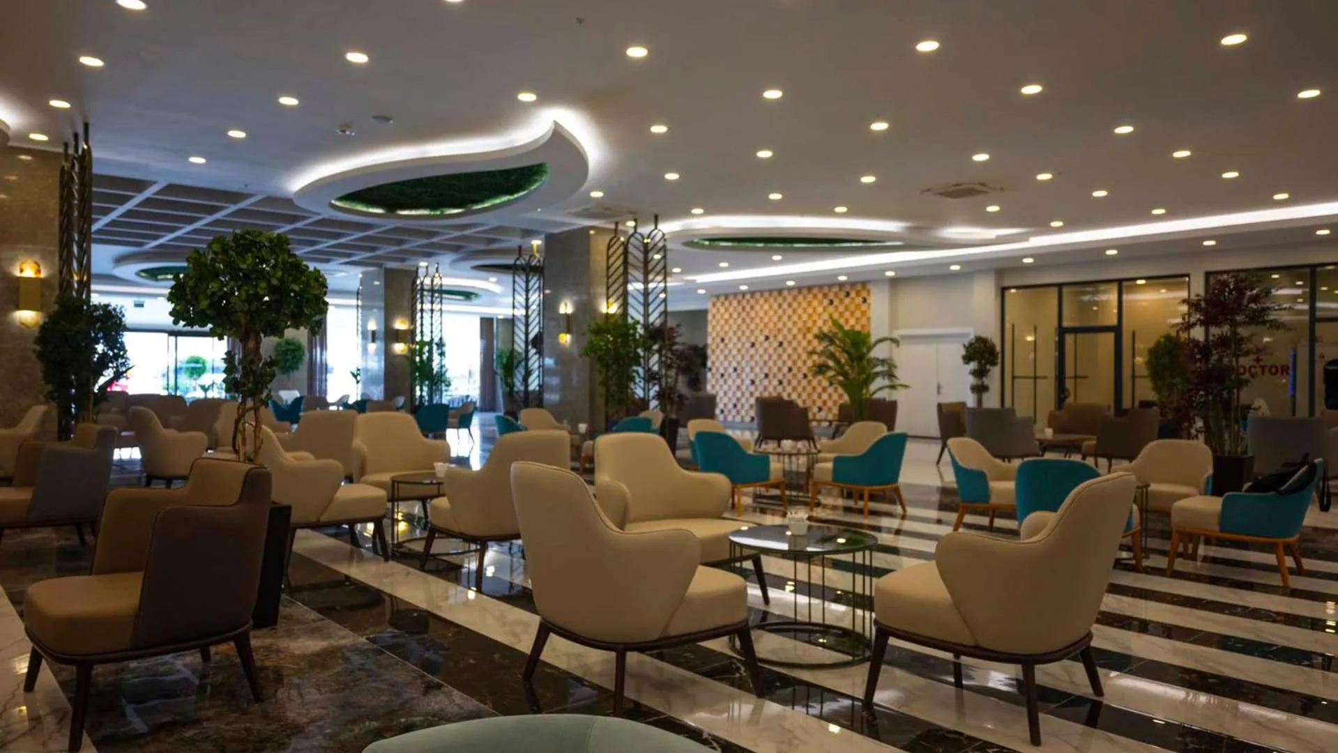 Seating area in Dream Water World