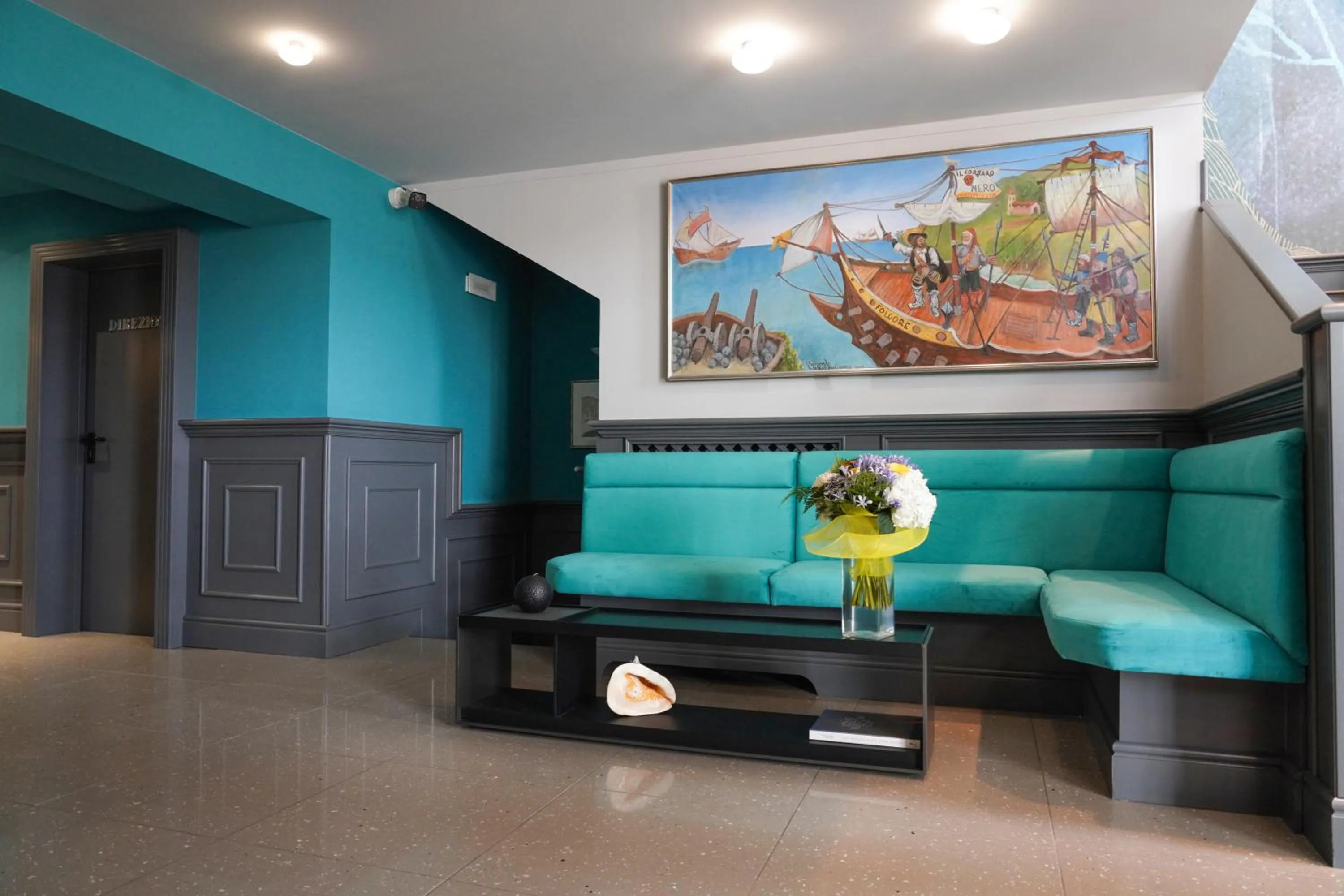 Lobby or reception in Sole Mare