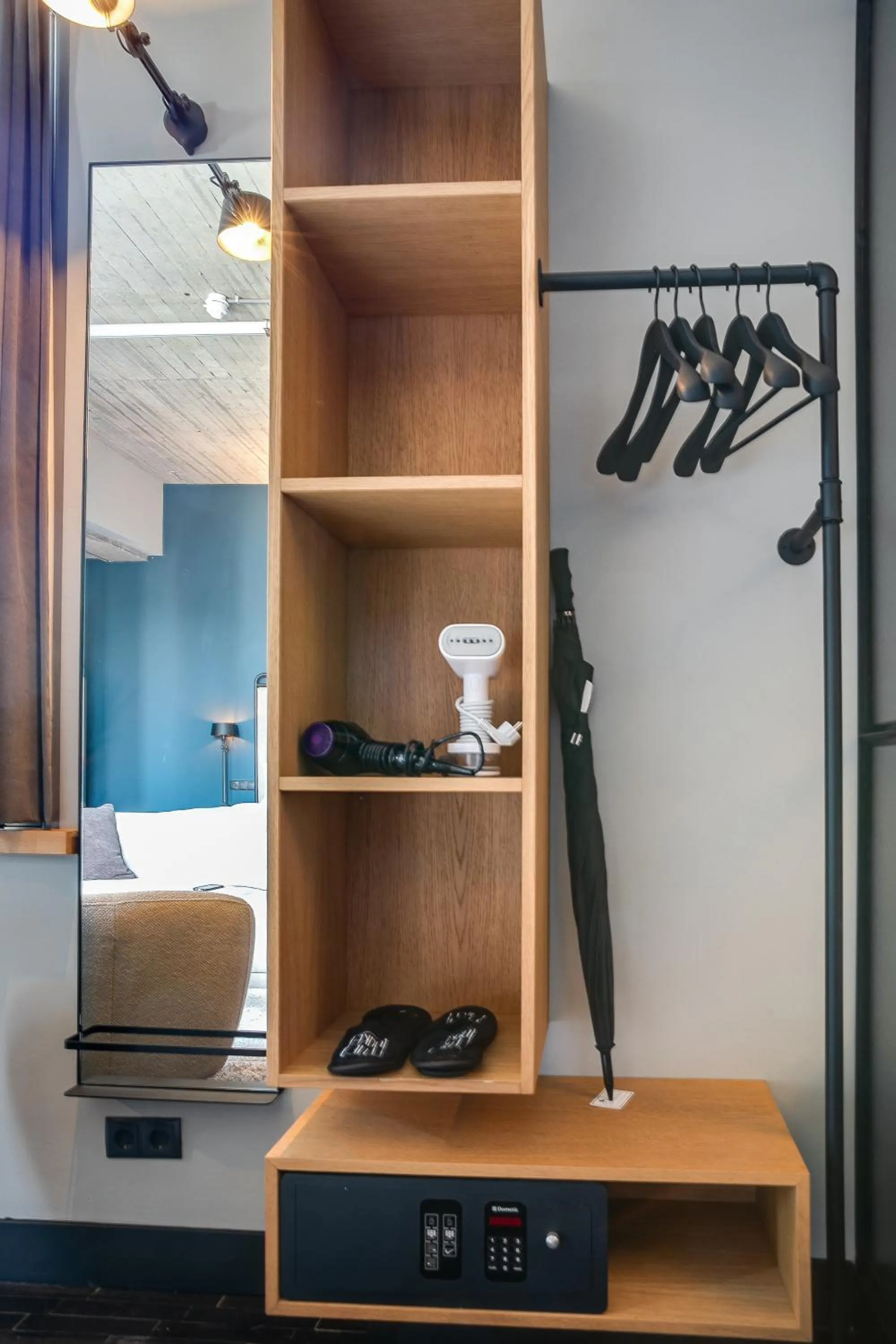 wardrobe in The Duke Boutique Hotel