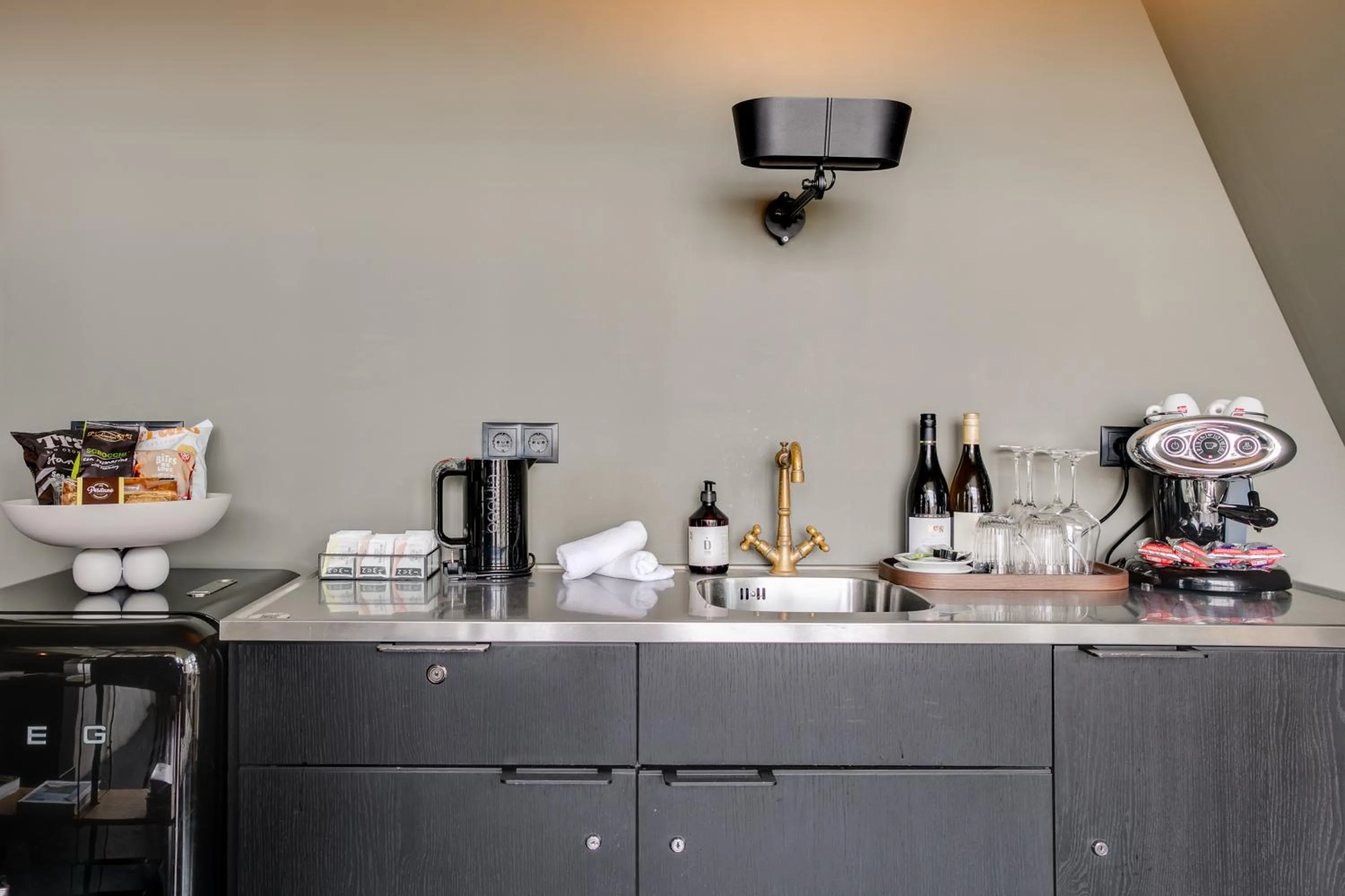 Food and drinks in The Duke Boutique Hotel