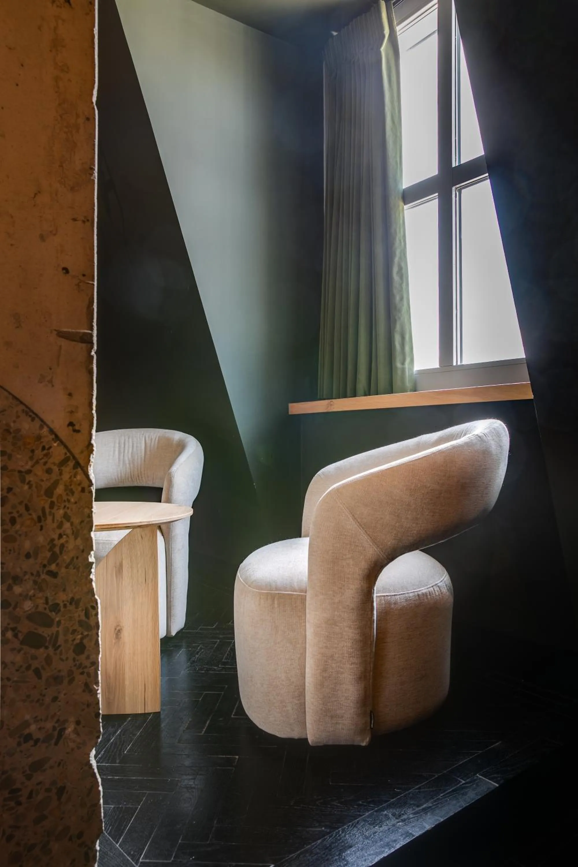 Seating area in The Duke Boutique Hotel