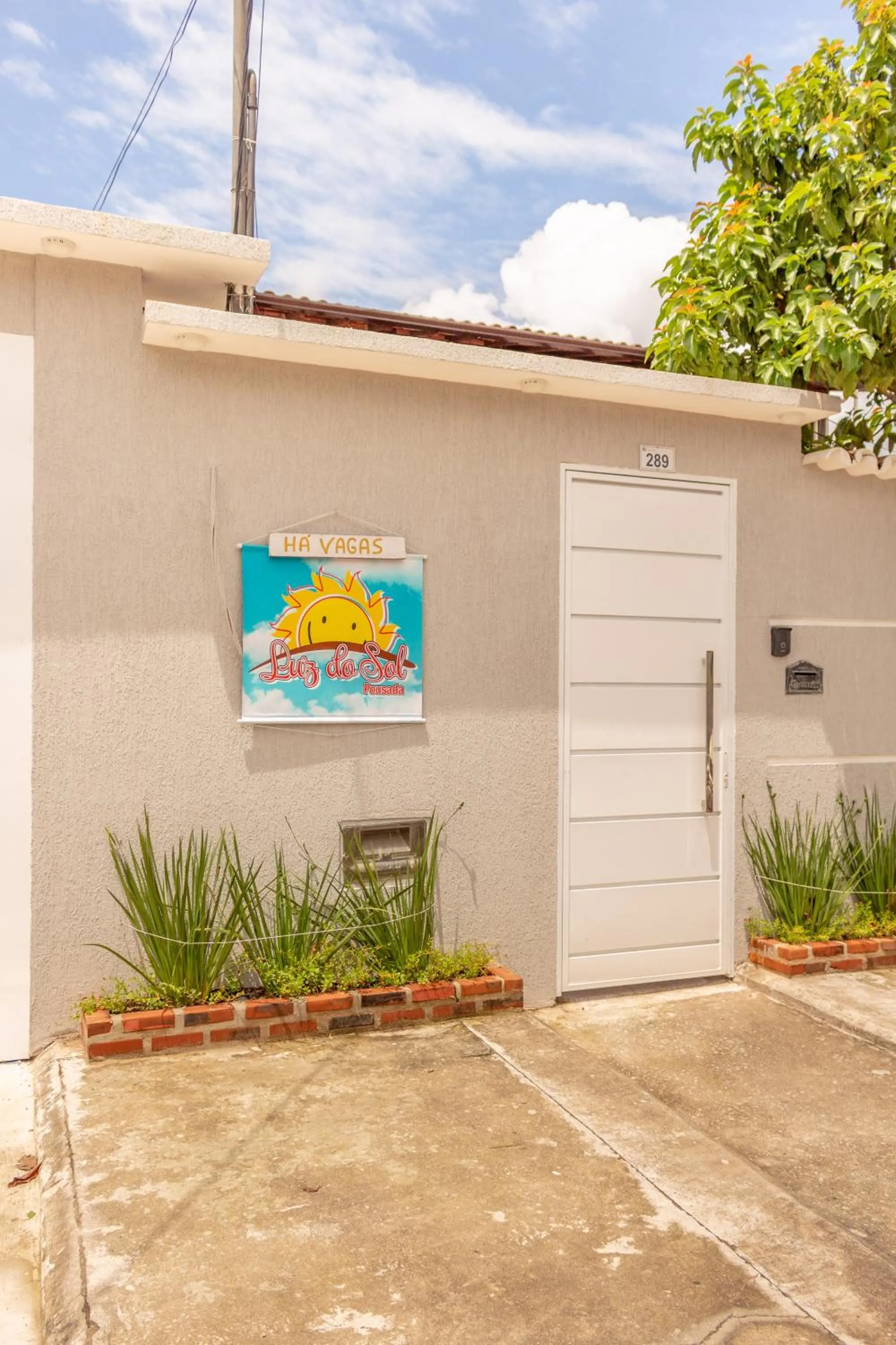 Facade/entrance in Pousada Luz do Sol